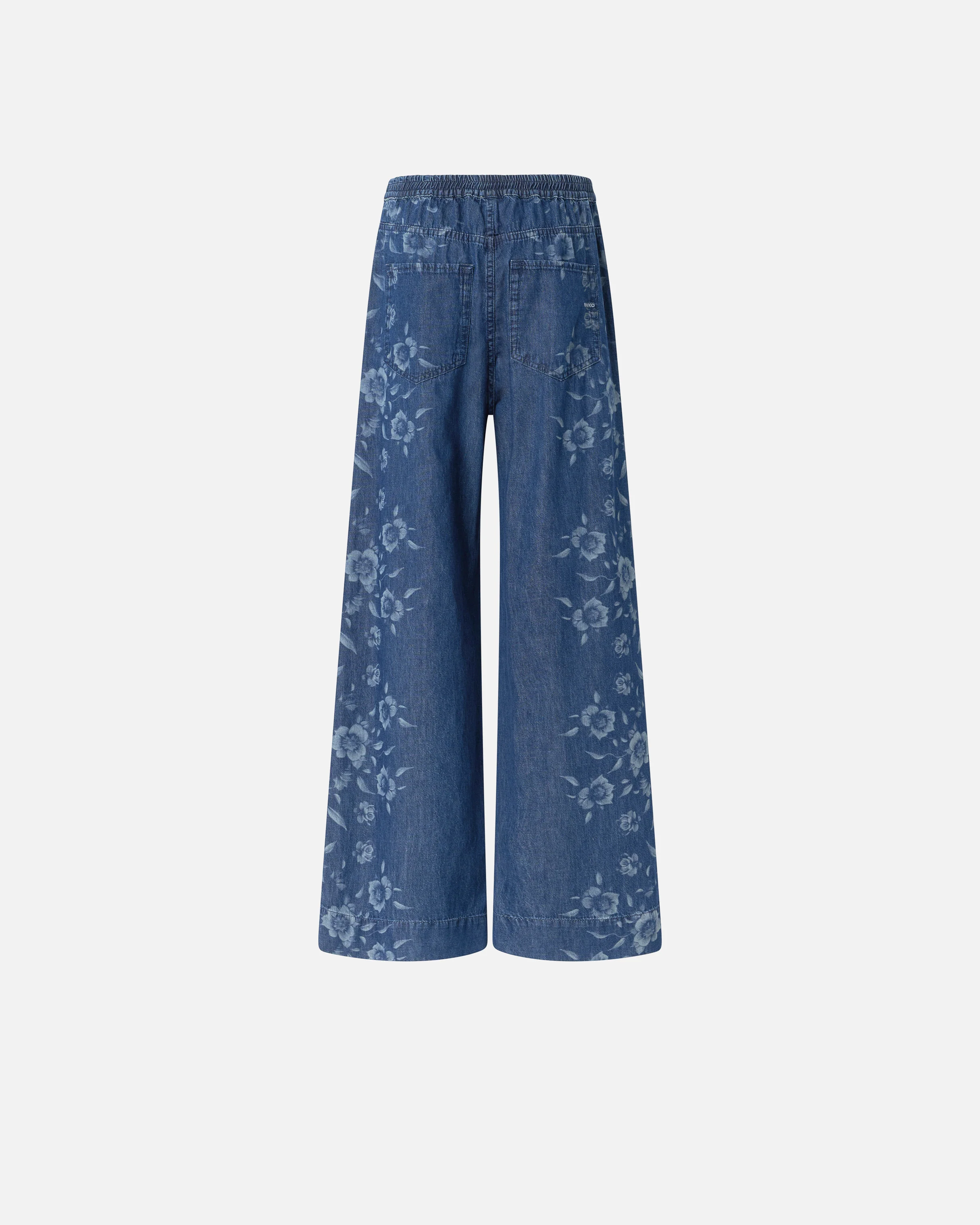 Pantaloni in denim floreale - Image 6