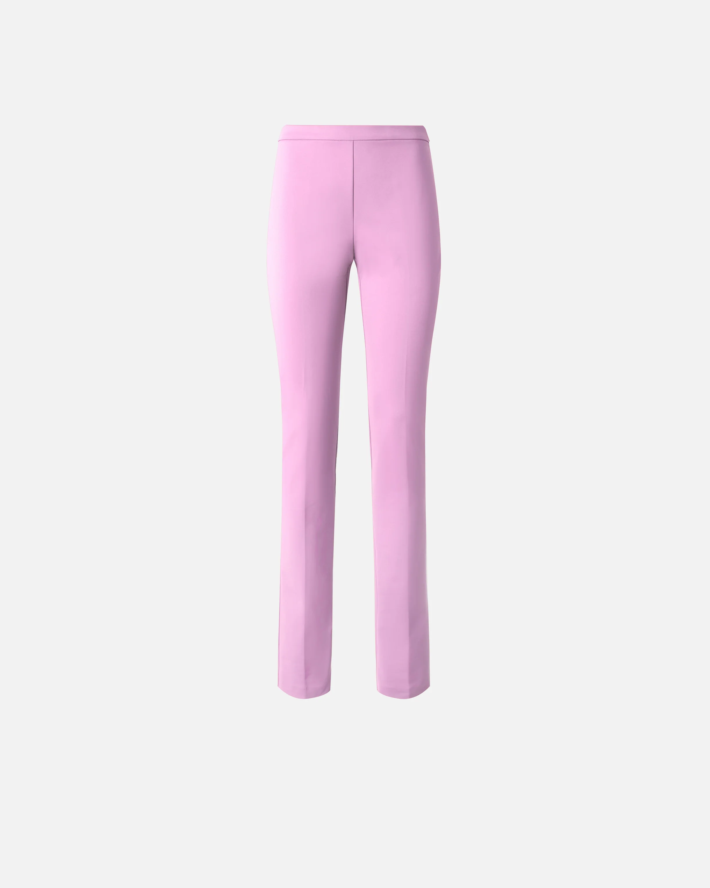 Pantaloni in misto lino con spacco regolabile al fondo - Image 5