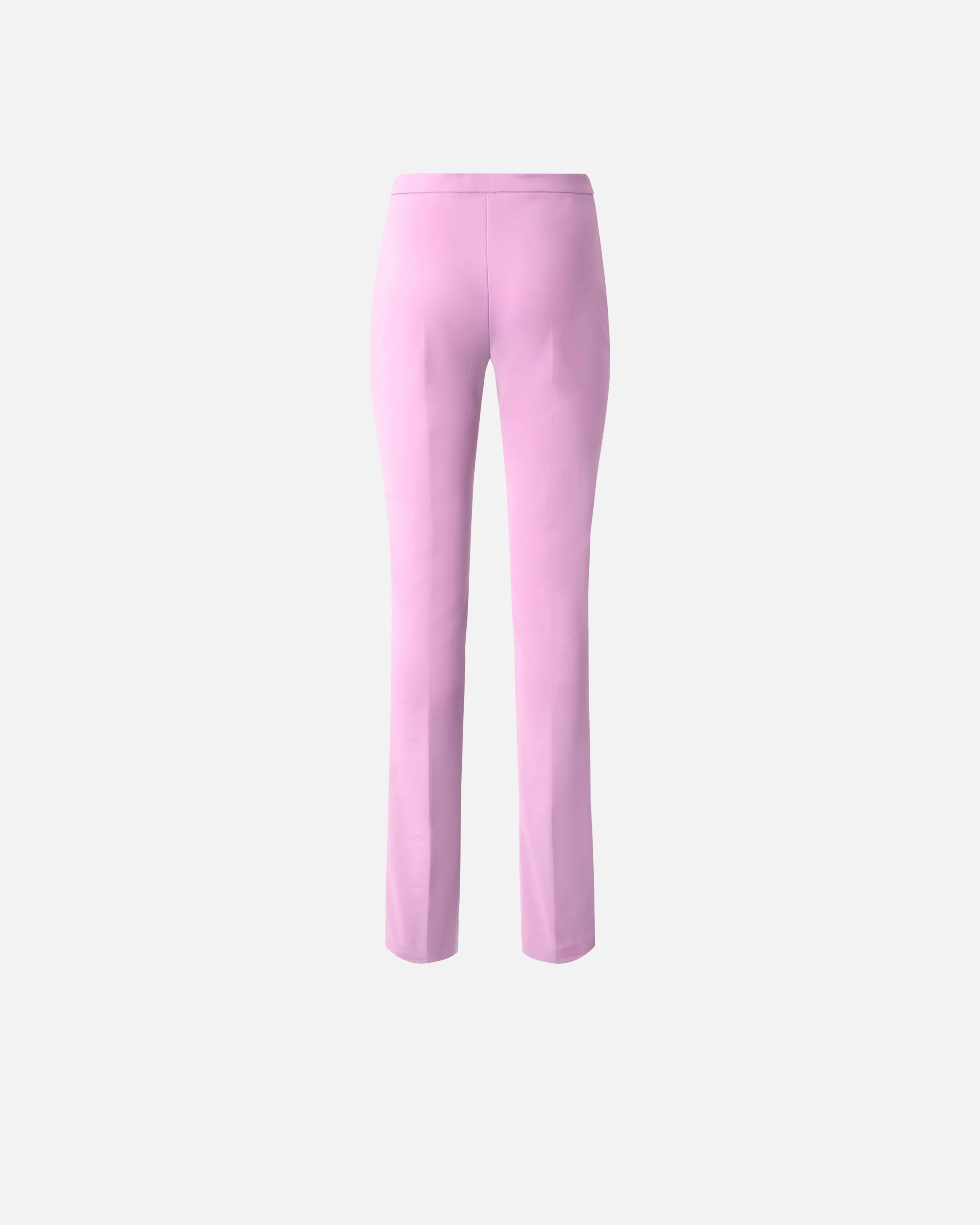 Pantaloni in misto lino con spacco regolabile al fondo - Image 6