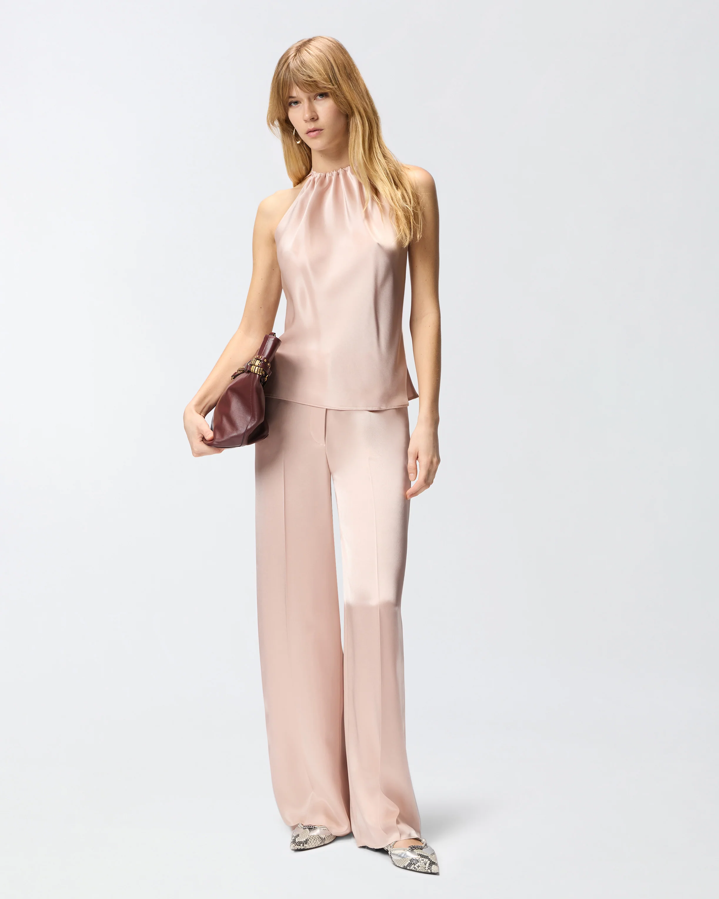 Pantaloni in satin