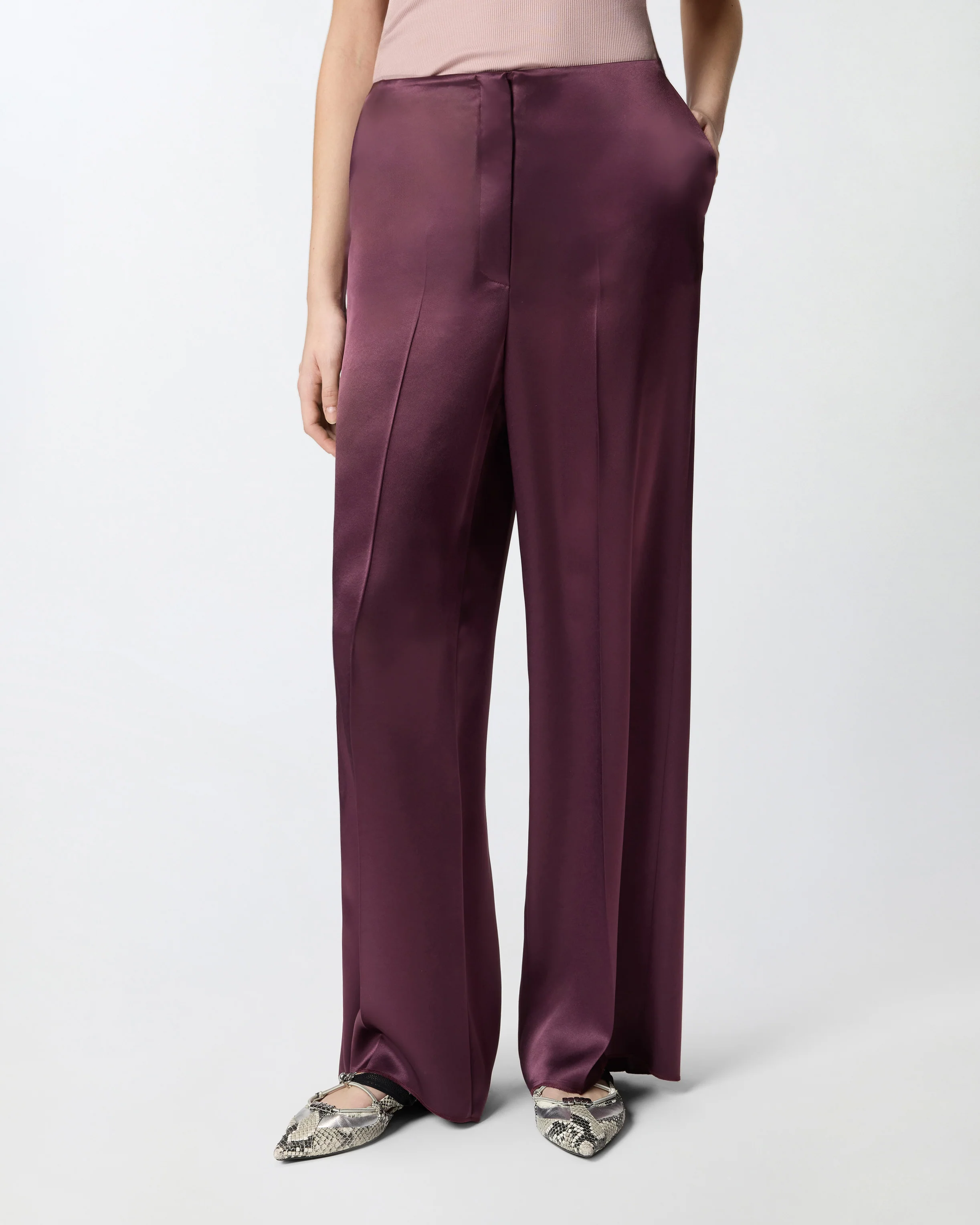Pantaloni in satin - Image 2