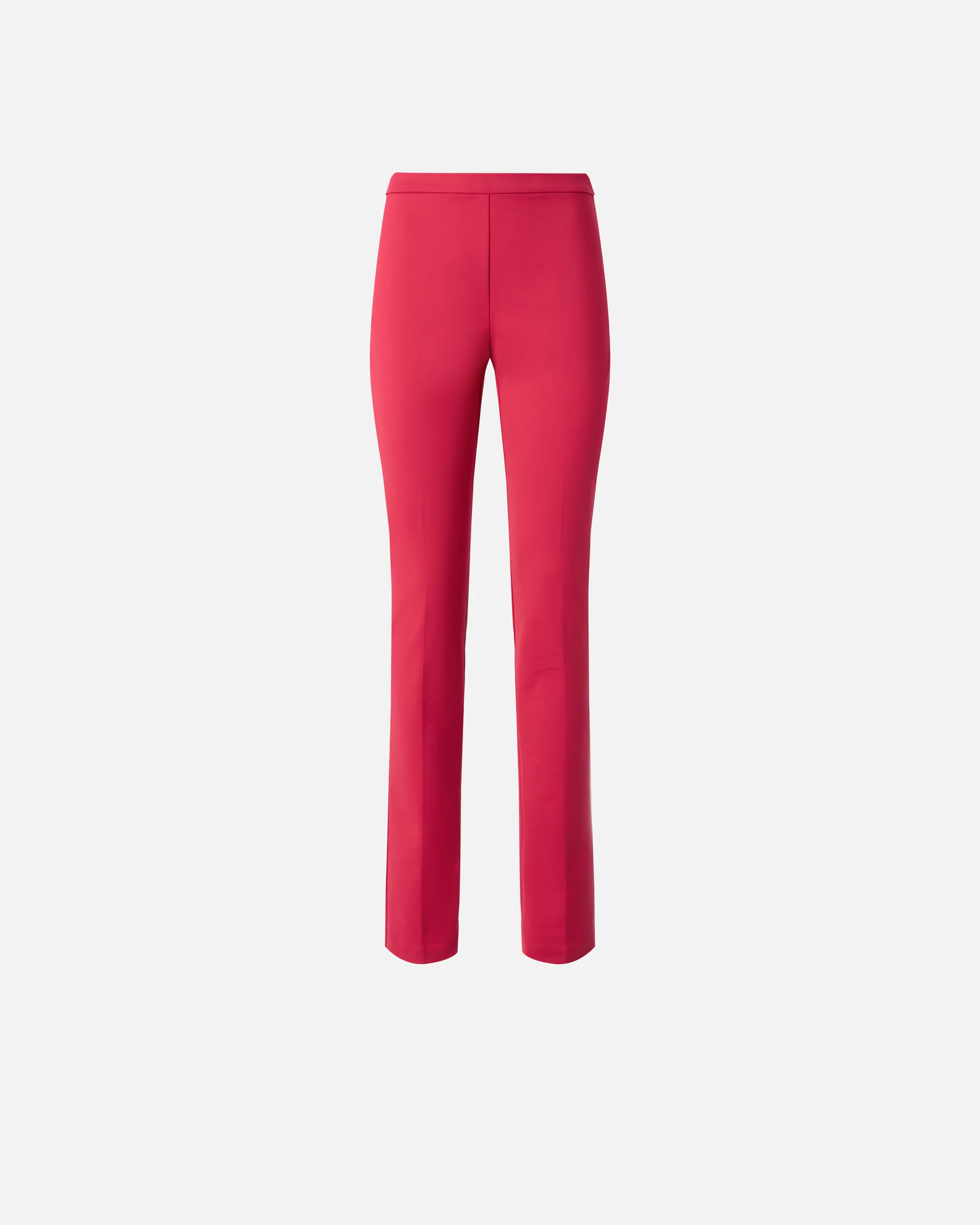 Pantaloni in satin con spacco regolabile al fondo - Image 5