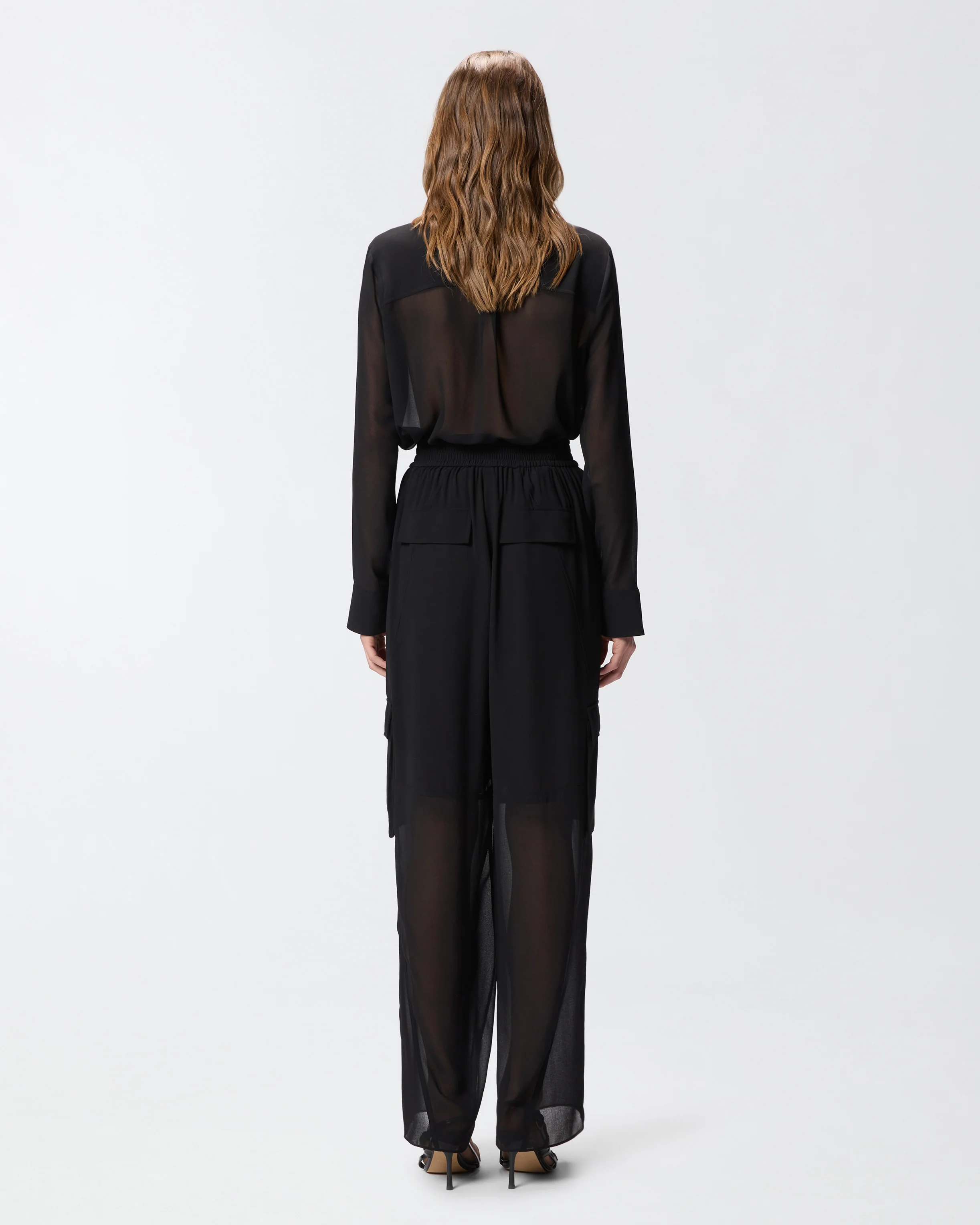 Pantaloni leggeri con tasche cargo - Image 3