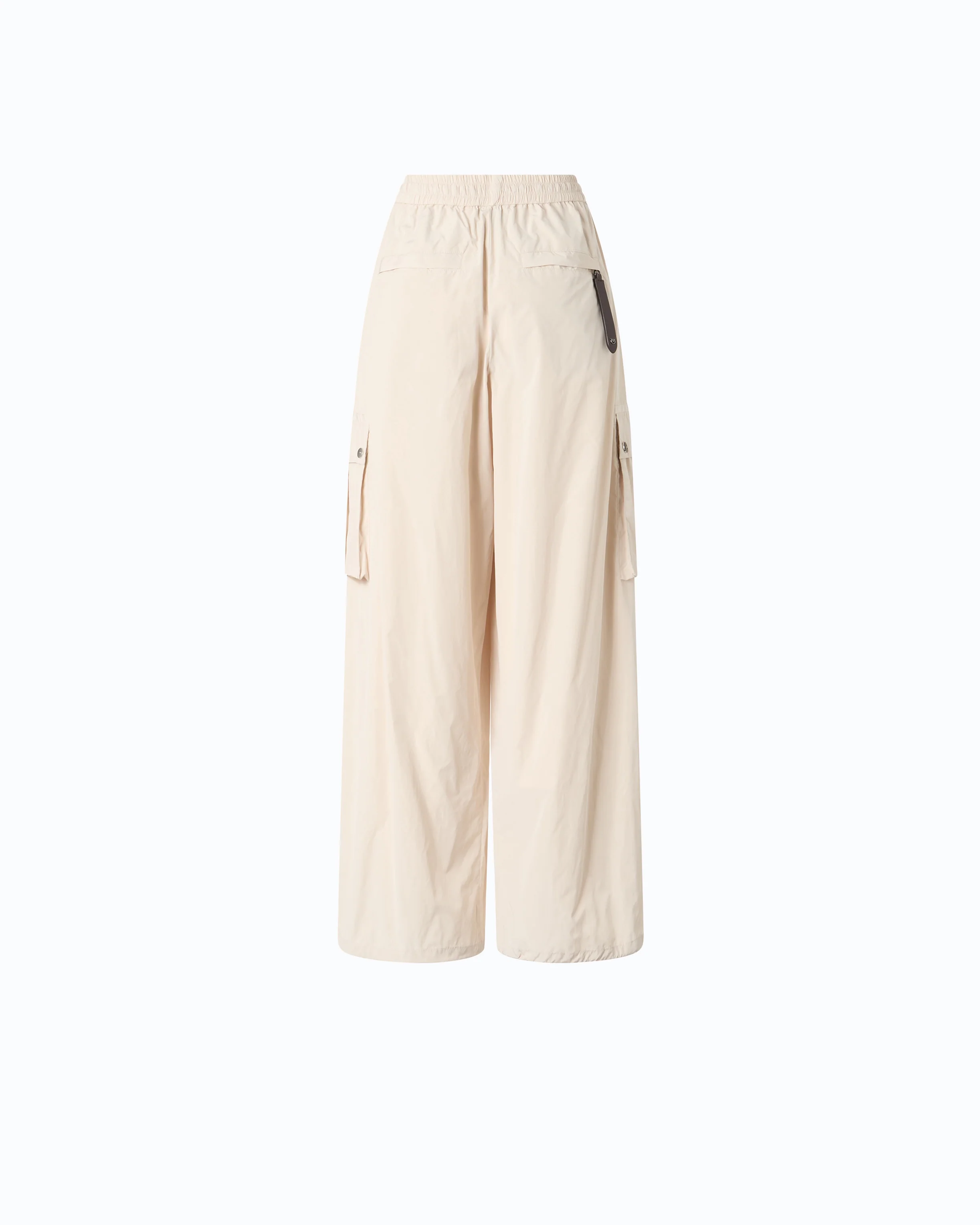 Pantaloni palazzo con zip e tasche cargo - Image 6