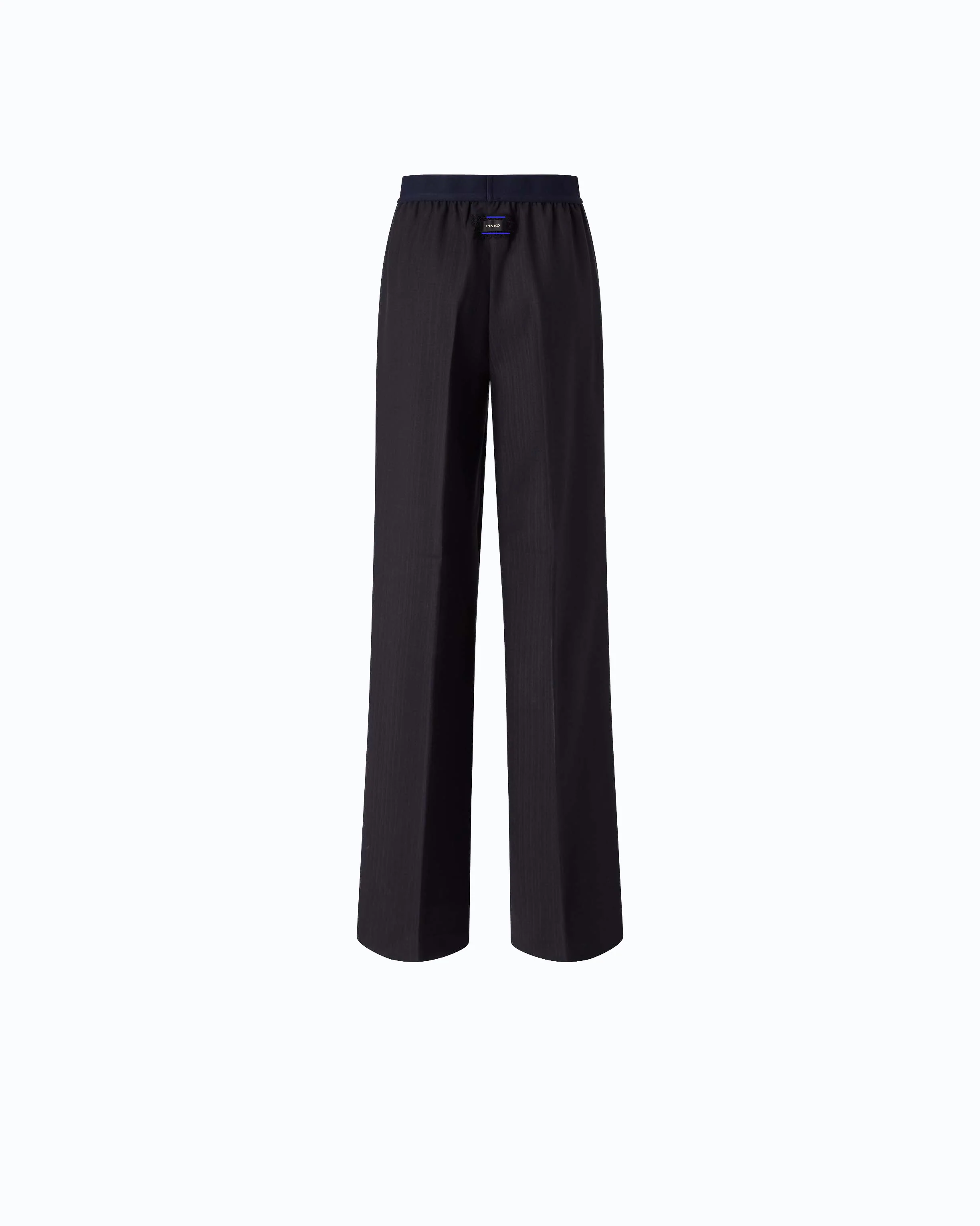 Pantaloni palazzo in misto lana stretch - Image 6