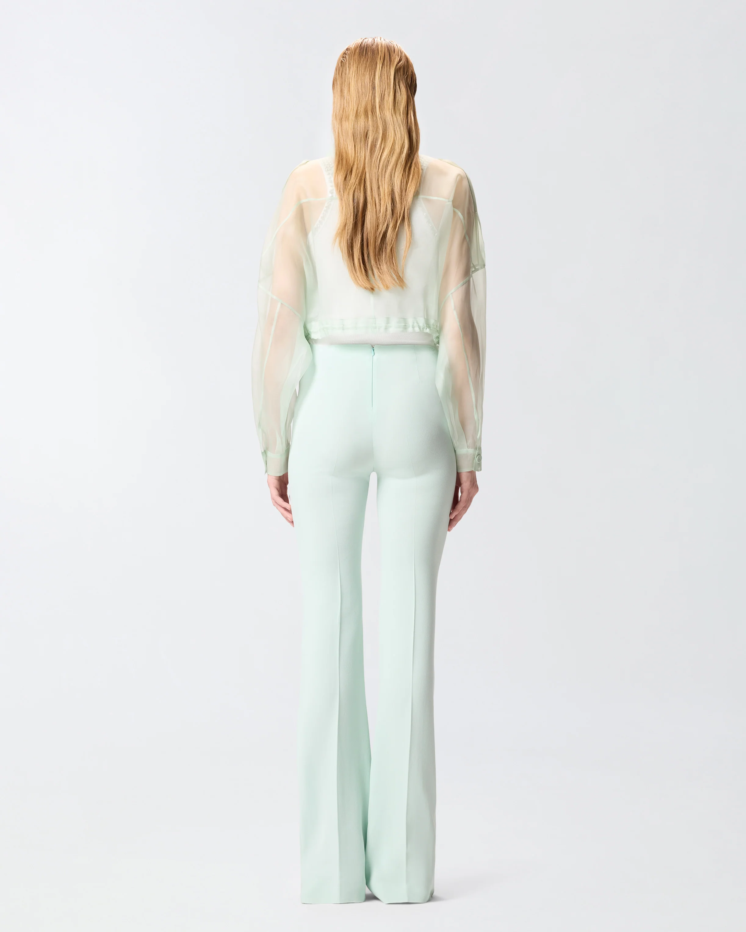 Pantaloni svasati con piega stirata - Image 3