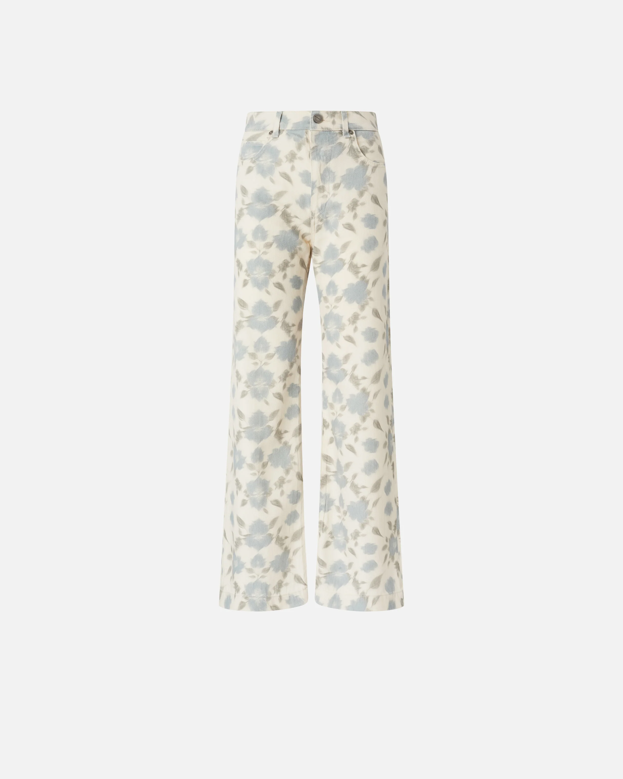 Pantaloni wide leg con stampa Cottage Flower - Image 5