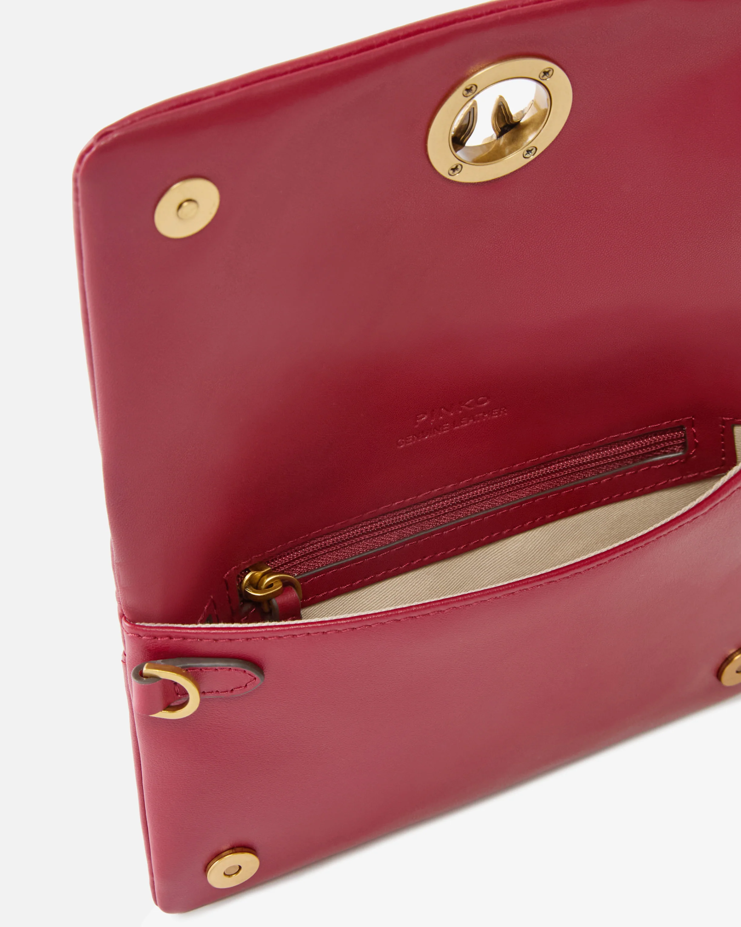 Pochette a tracolla piccola Love Bag Click Soft Horizontal Mini in pelle - Image 4