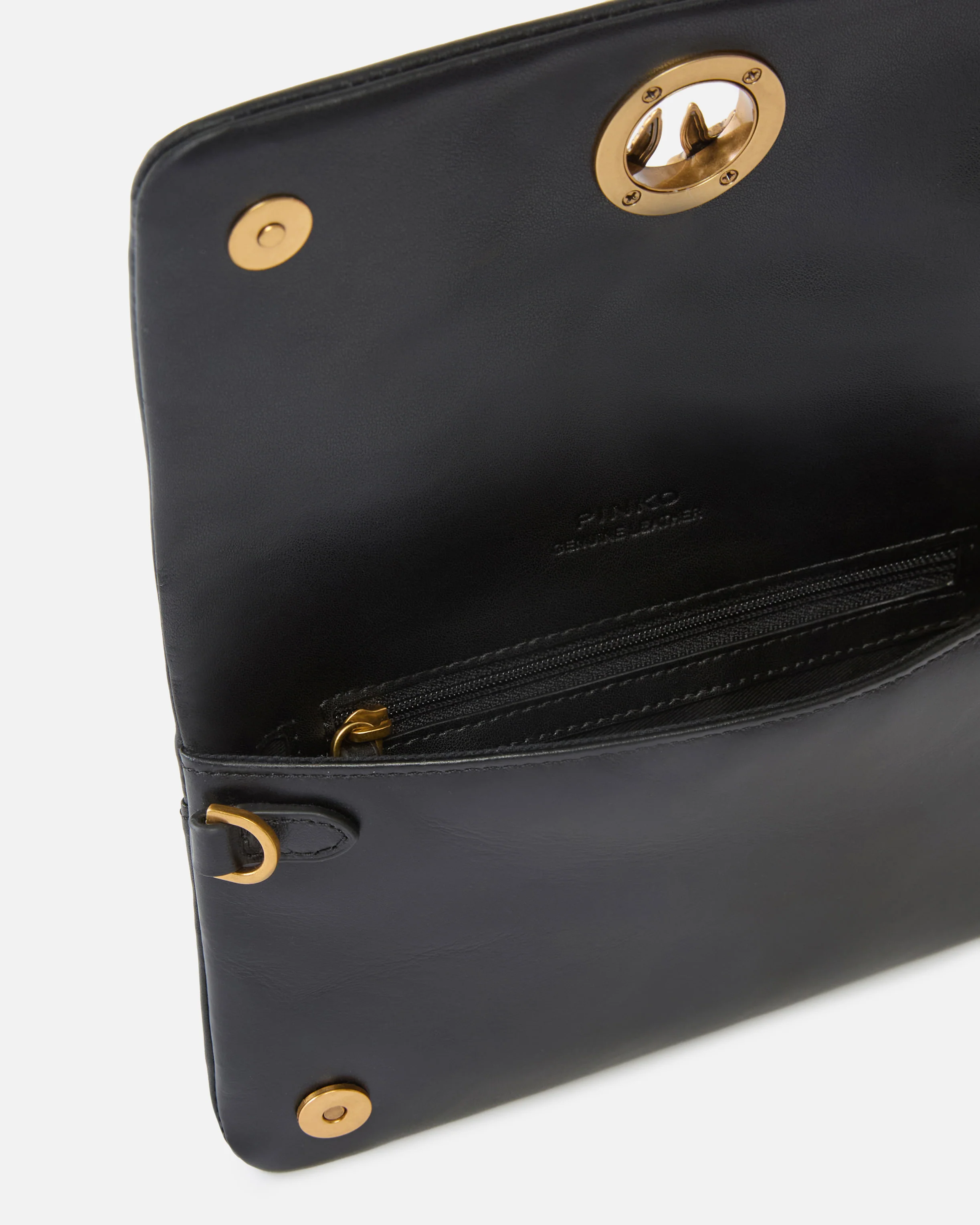 Pochette a tracolla piccola Love Bag Click Soft Horizontal Mini in pelle - Image 4
