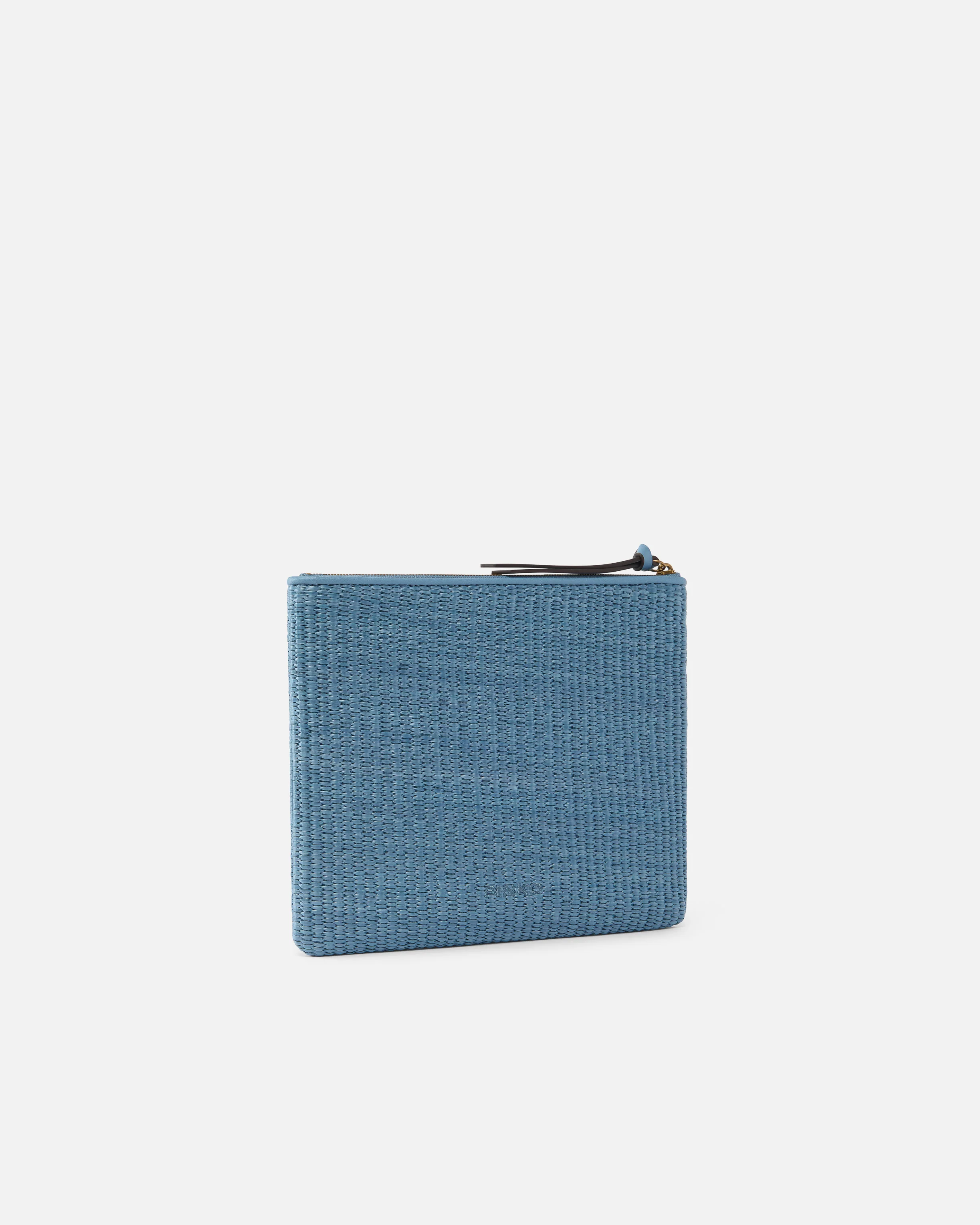 Pochette in rafia con logo Love Birds - Image 2