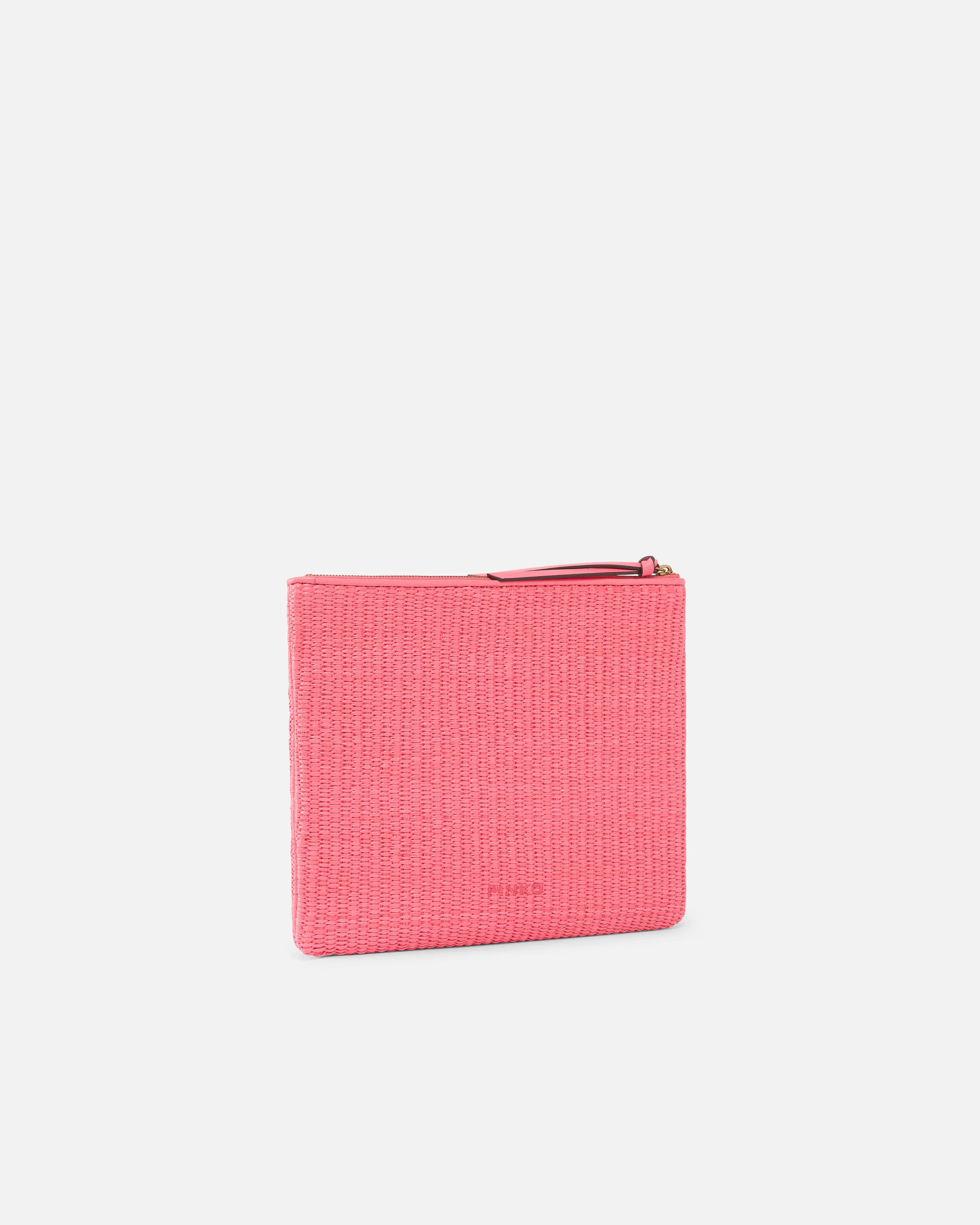 Pochette in rafia con logo Love Birds - Image 2
