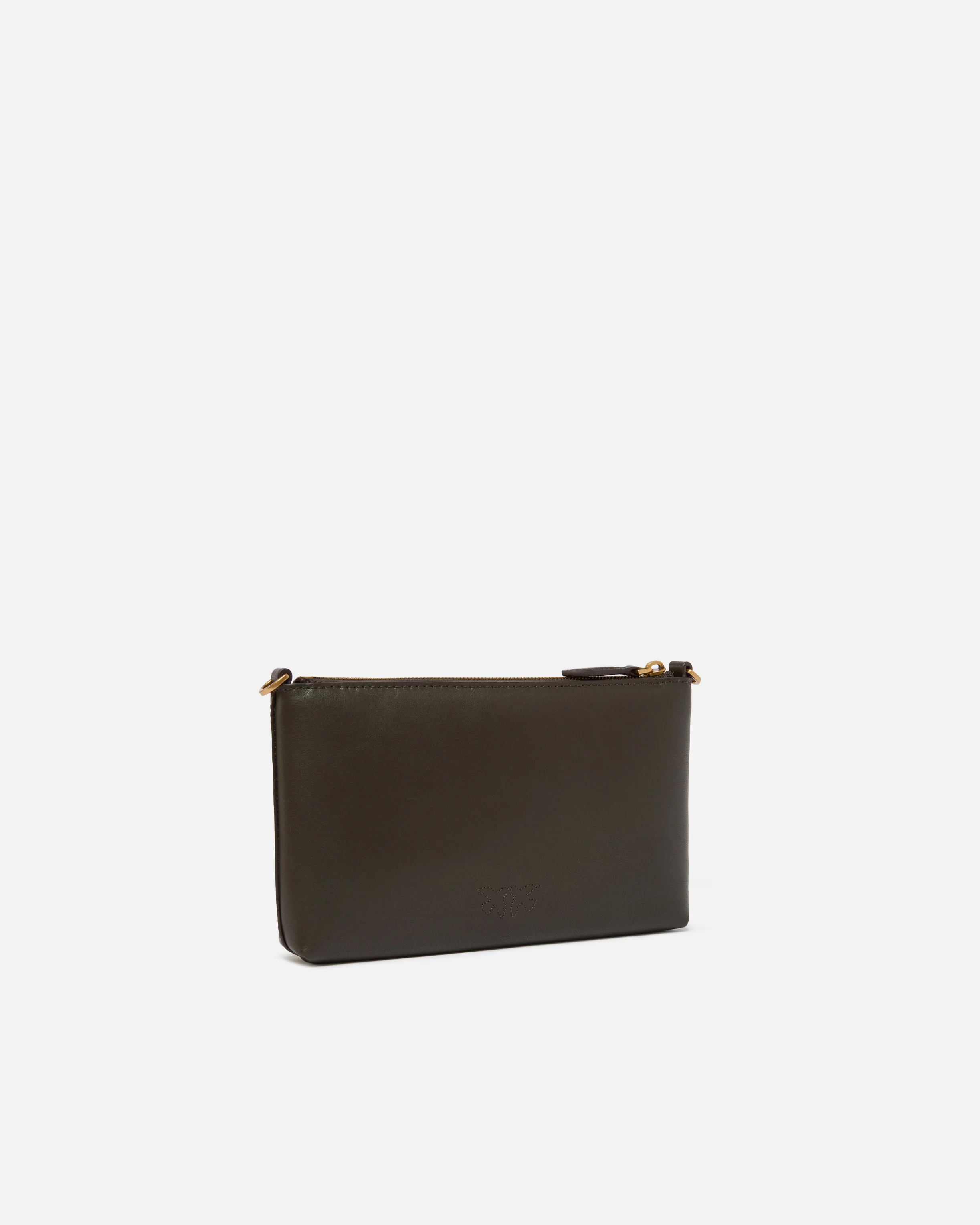 Pochette piatta in pelle con logo Love Birds - Image 2