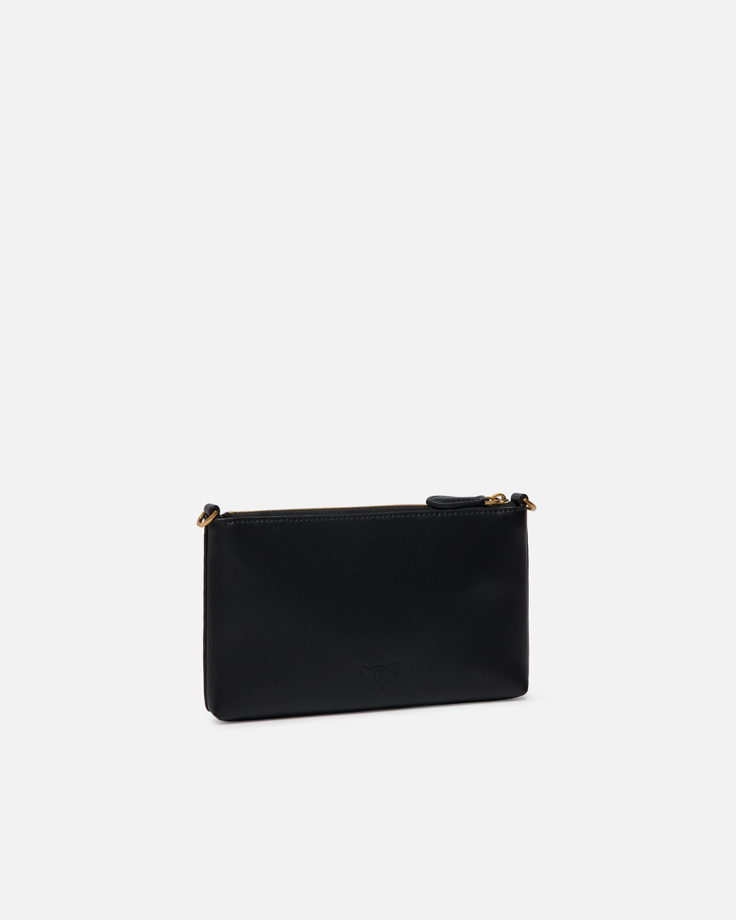 Pochette piatta in pelle con logo Love Birds - Image 2
