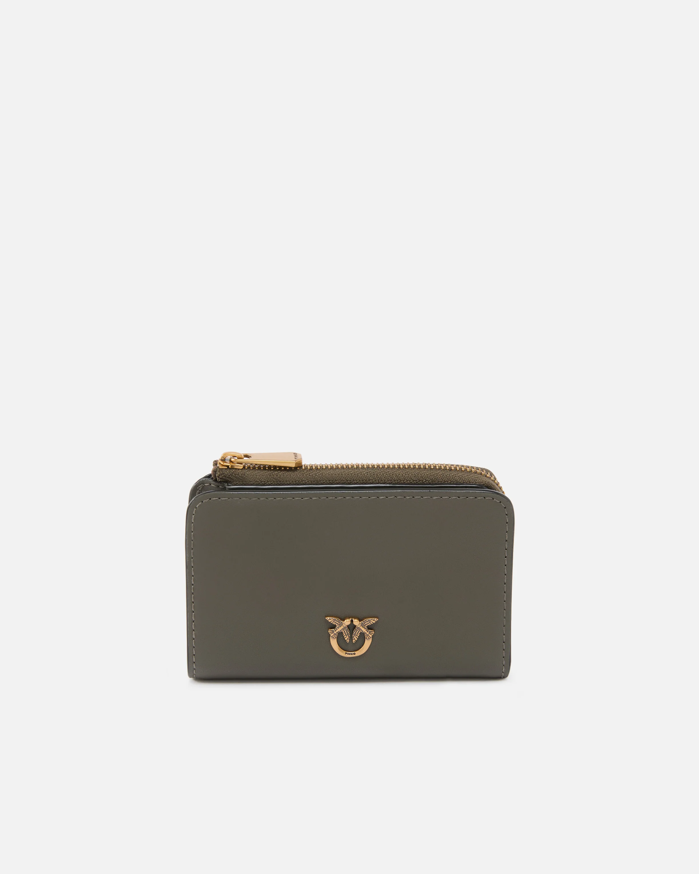 Portafoglio mini in pelle con Love Birds
