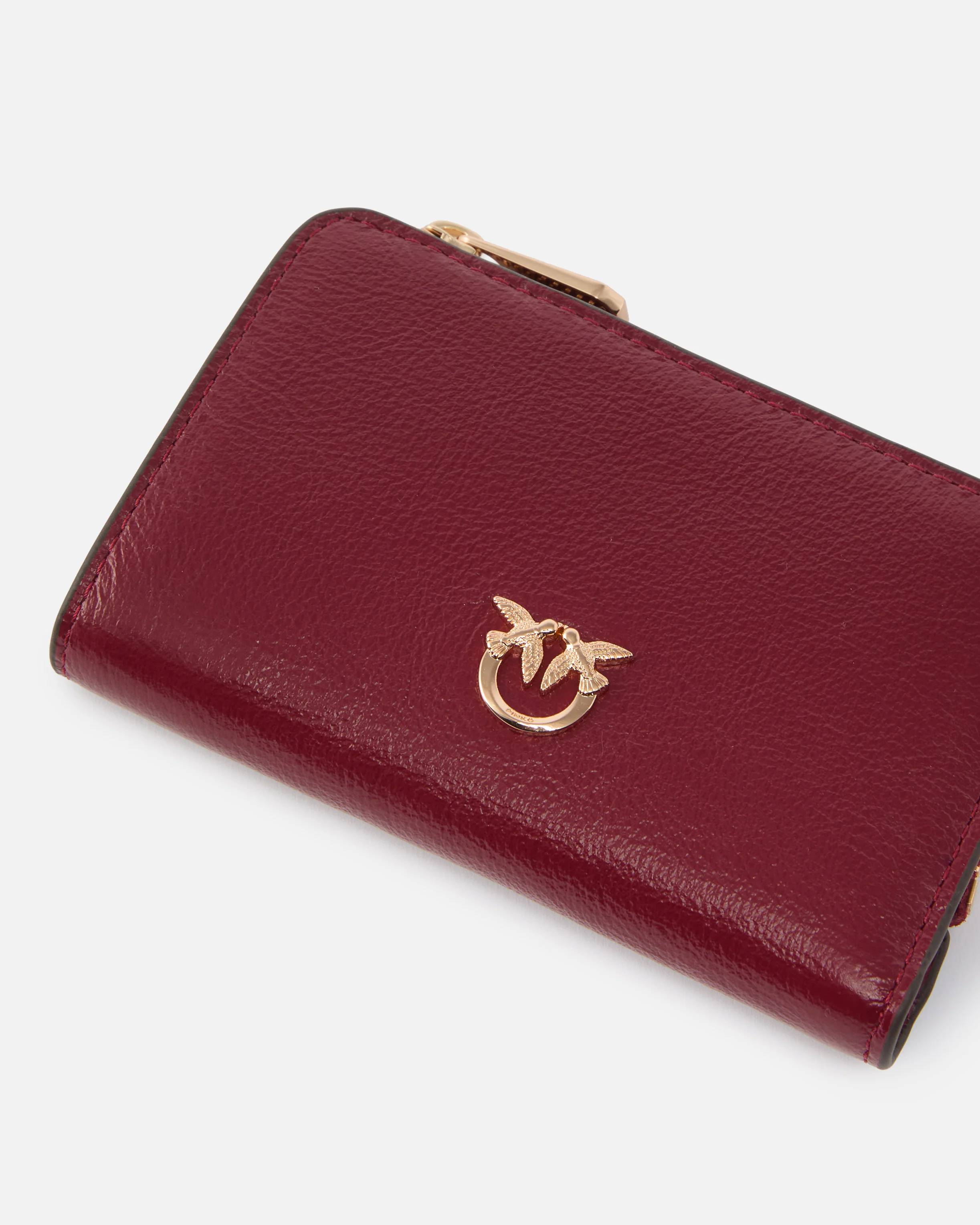 Portafoglio mini in pelle shiny con Love Birds - Image 4