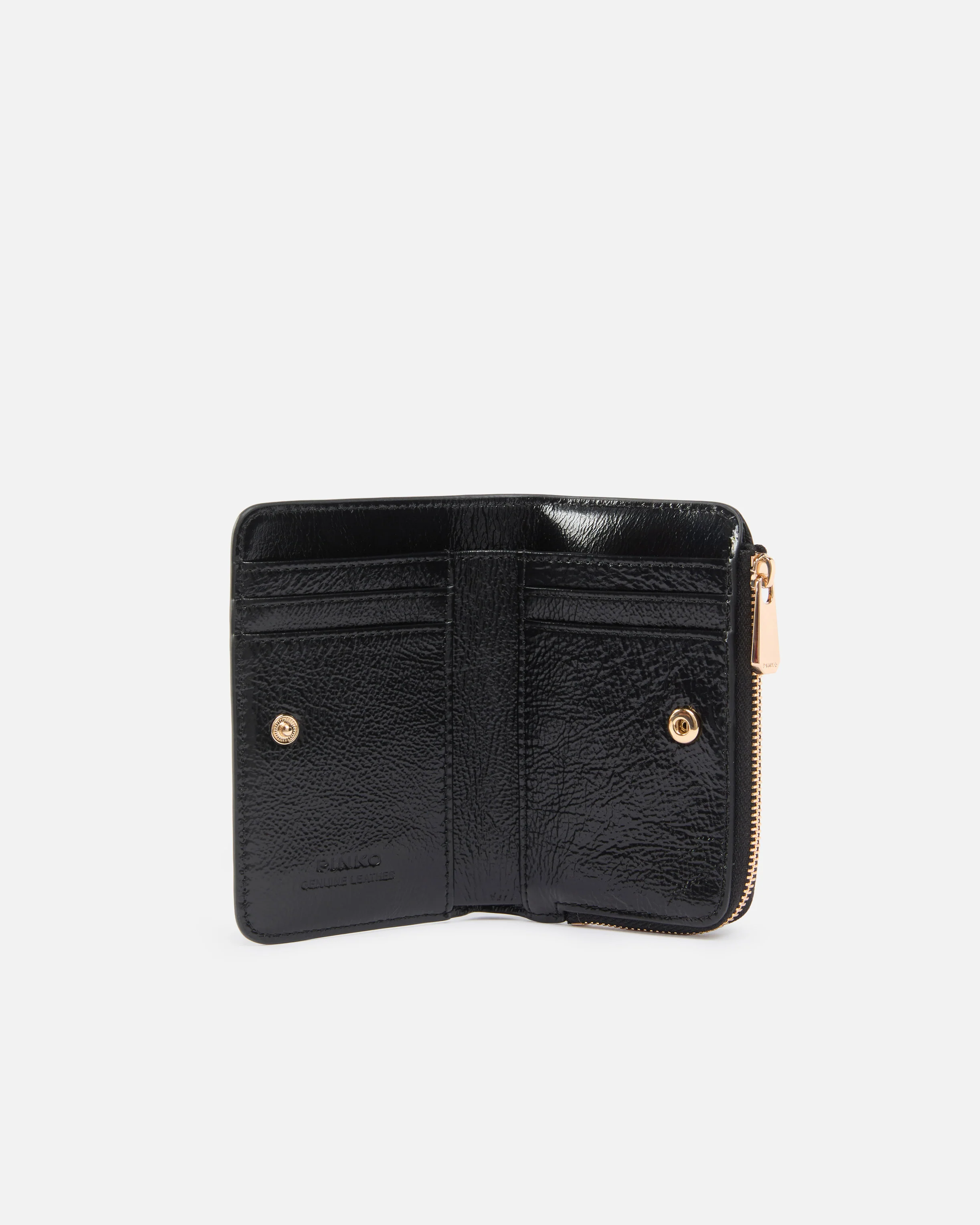 Portafoglio mini in pelle shiny con Love Birds - Image 3