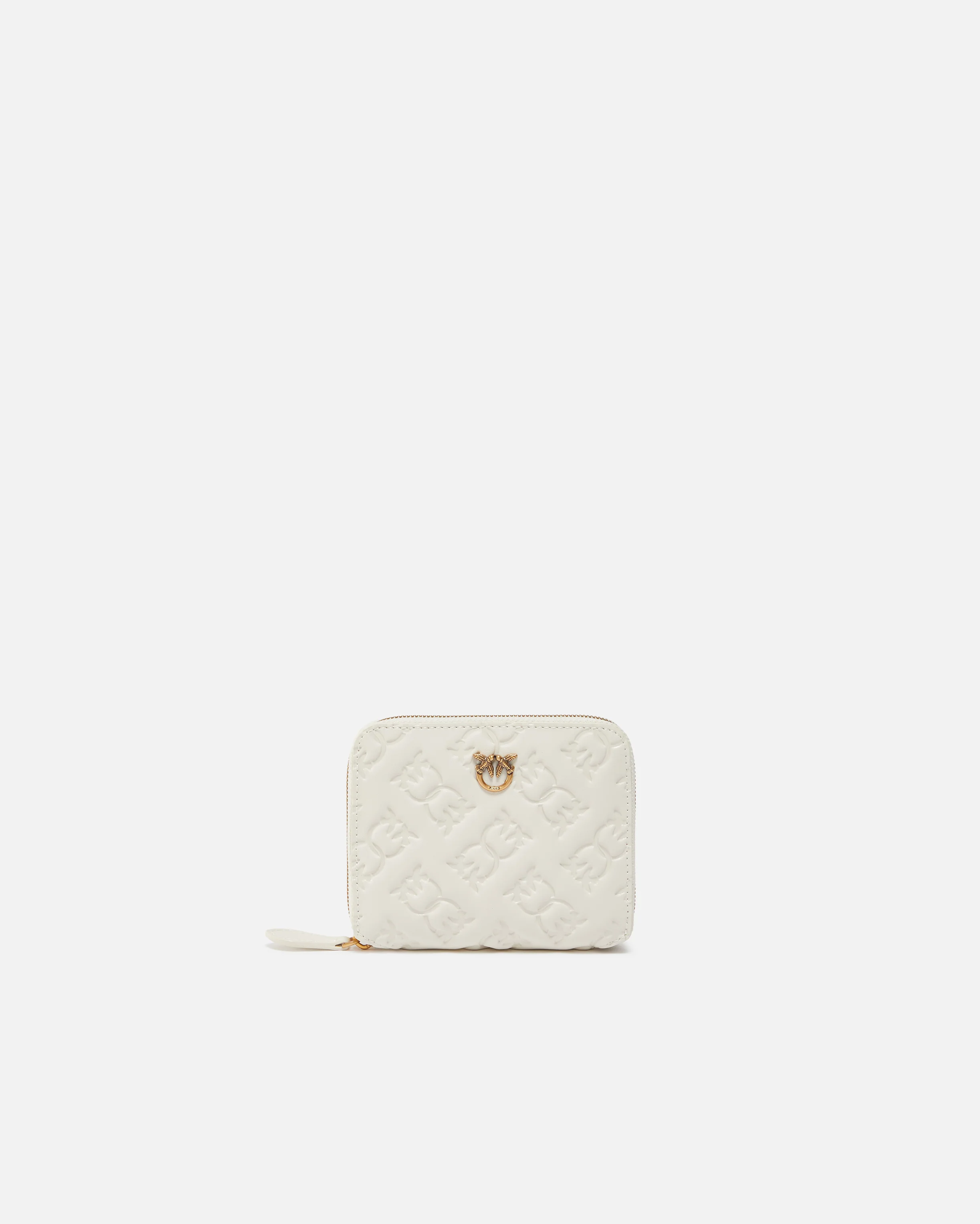 Portafoglio quadrato in pelle Monogram imprimè