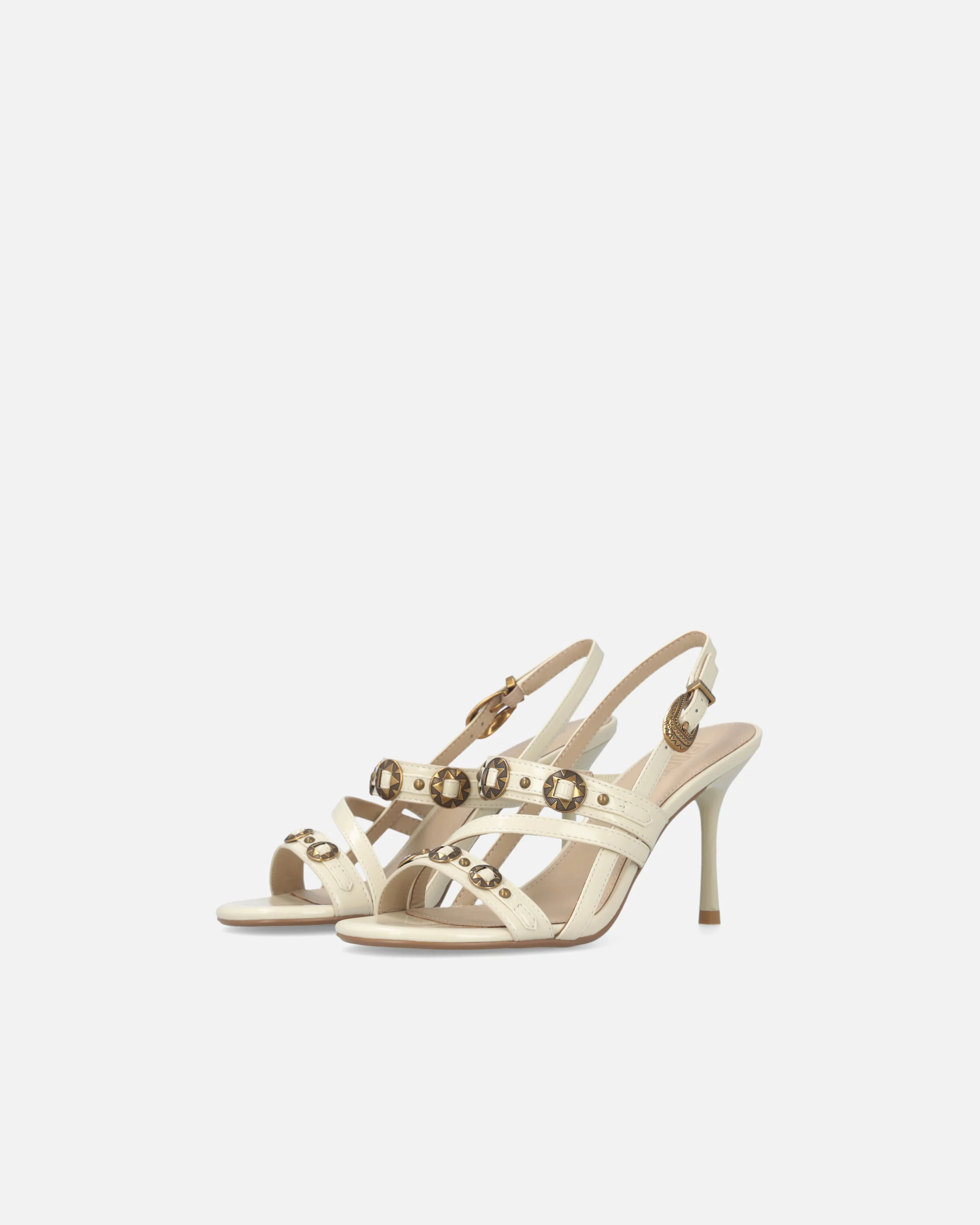 Sandali slingback alti con cinturini e borchie - Image 6