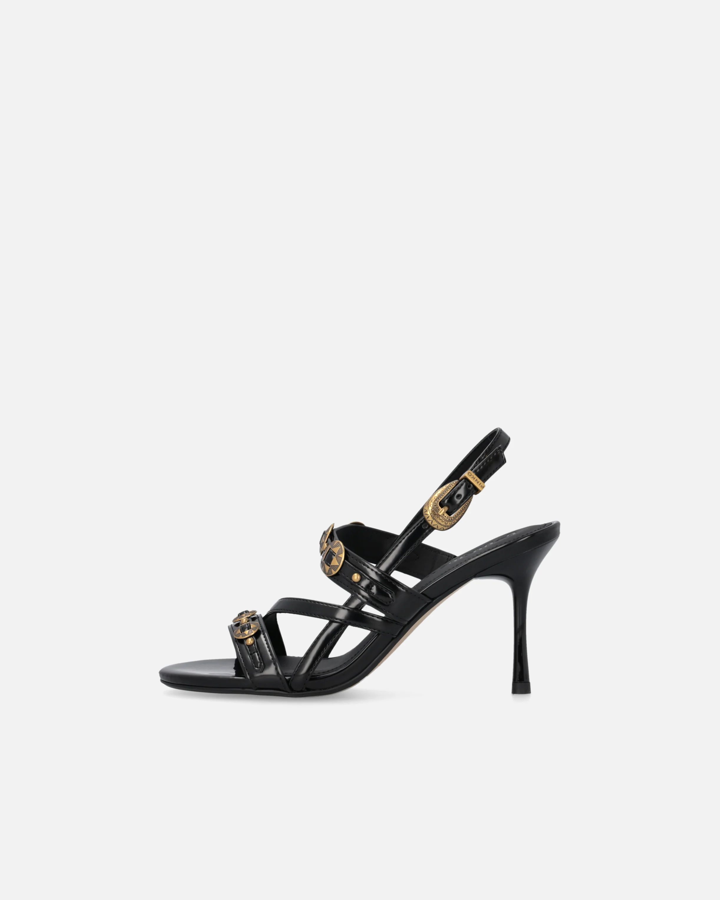 Sandali slingback alti con cinturini e borchie - Image 5