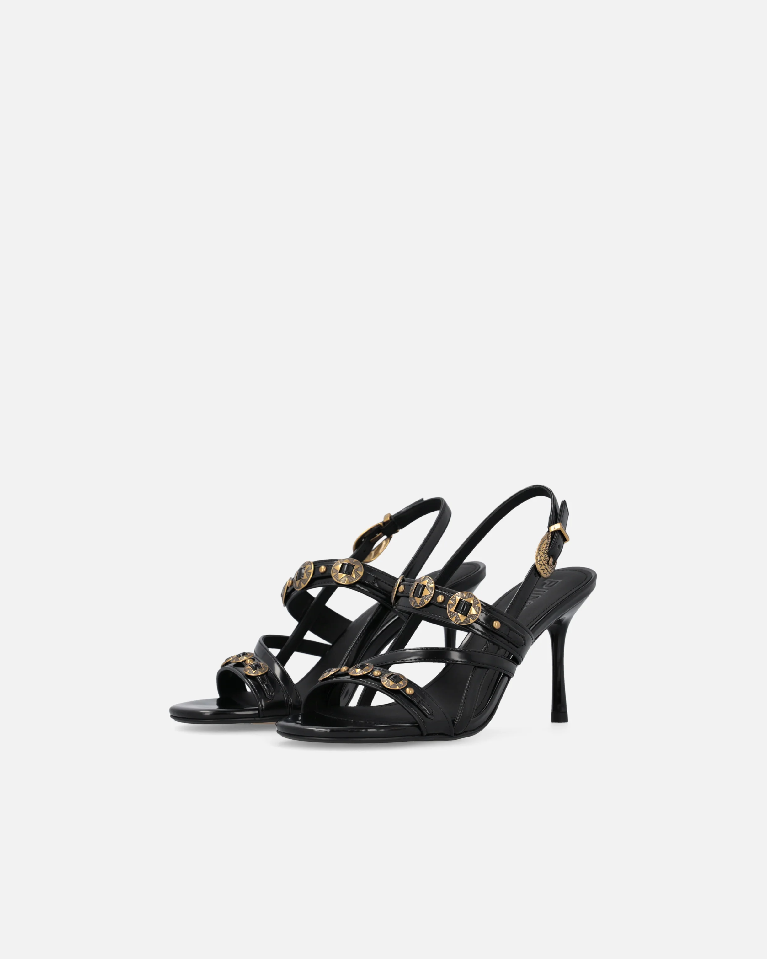 Sandali slingback alti con cinturini e borchie - Image 6