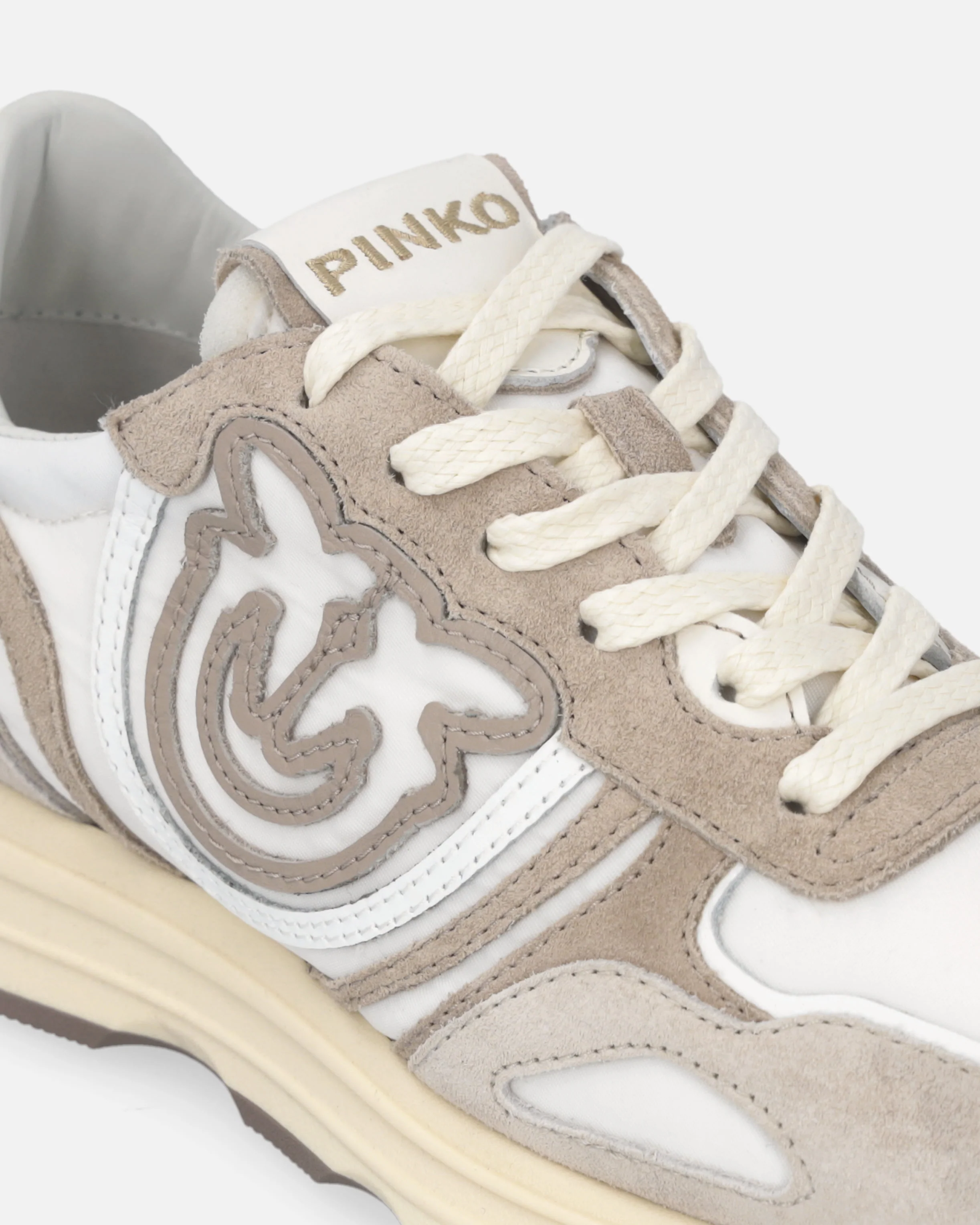 Scarpe da ginnastica in suede con logo - Image 4