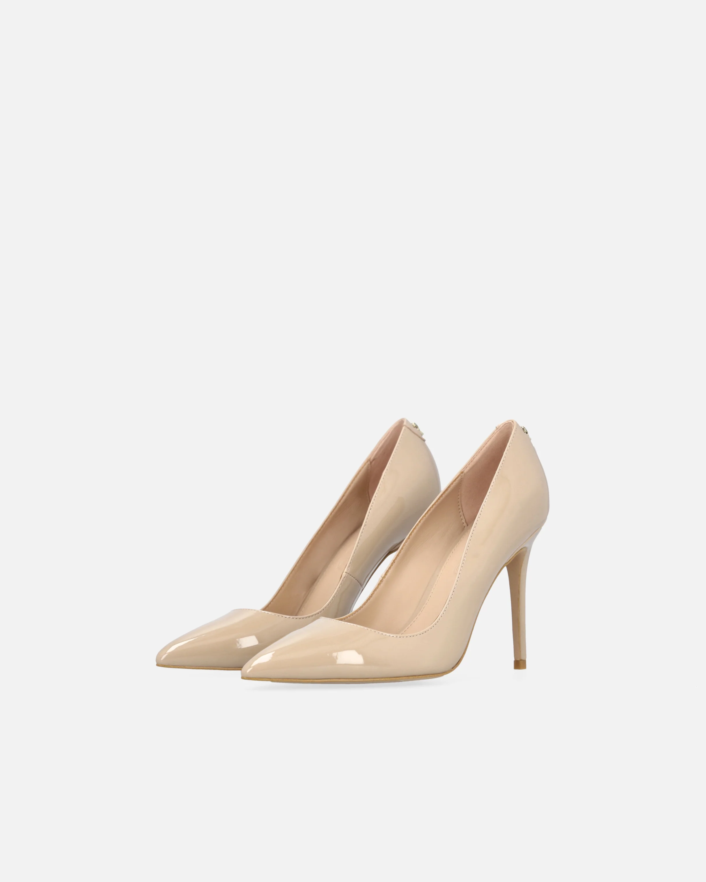 Scarpe décolleté lucide con tacco - Image 6