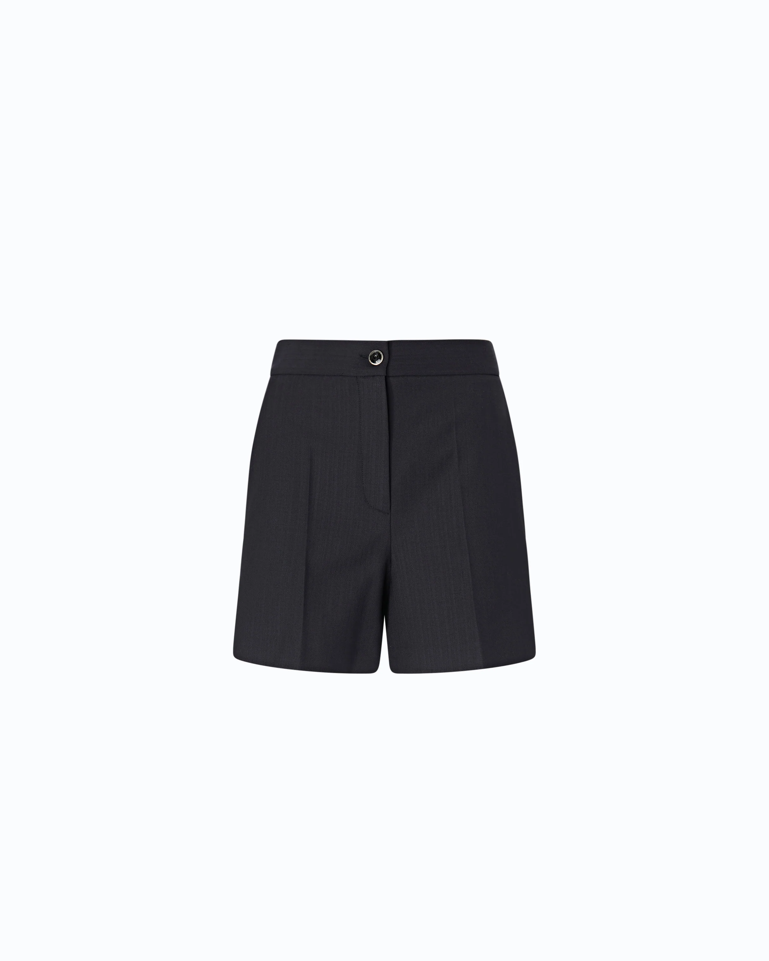 Shorts sartoriali in misto lana stretch - Image 5