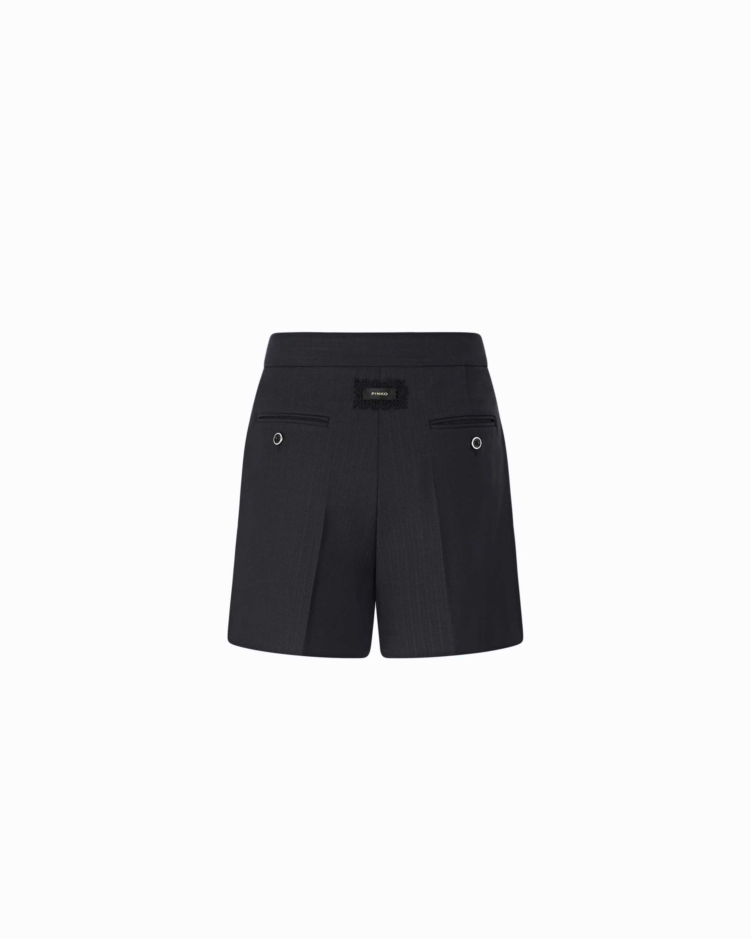Shorts sartoriali in misto lana stretch - Image 6