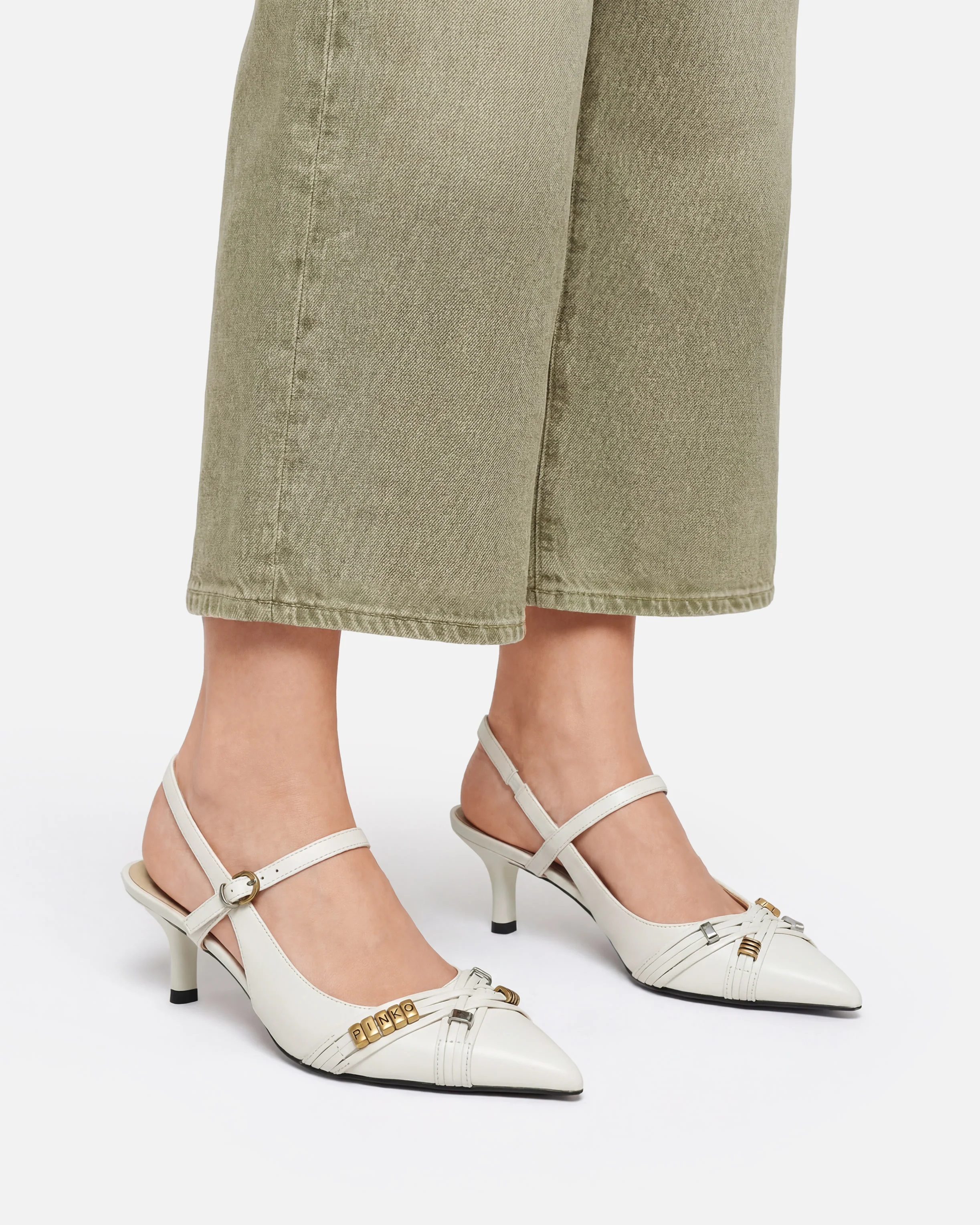 Slingback con cinturini e applicazioni gioiello - Image 10