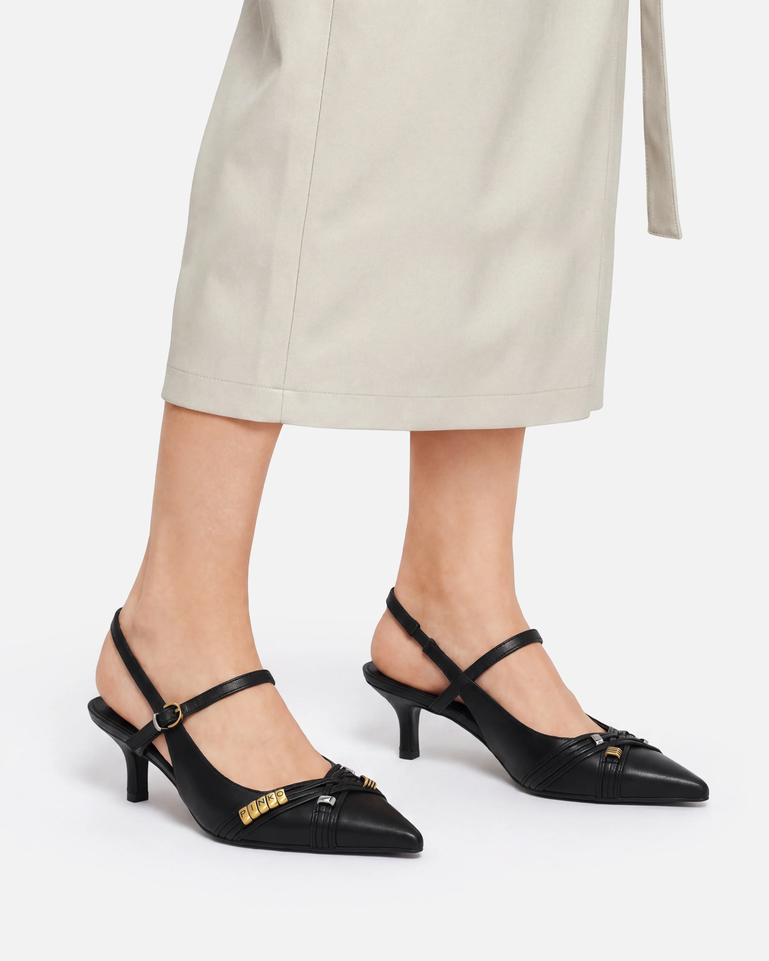 Slingback con cinturini e applicazioni gioiello - Image 10