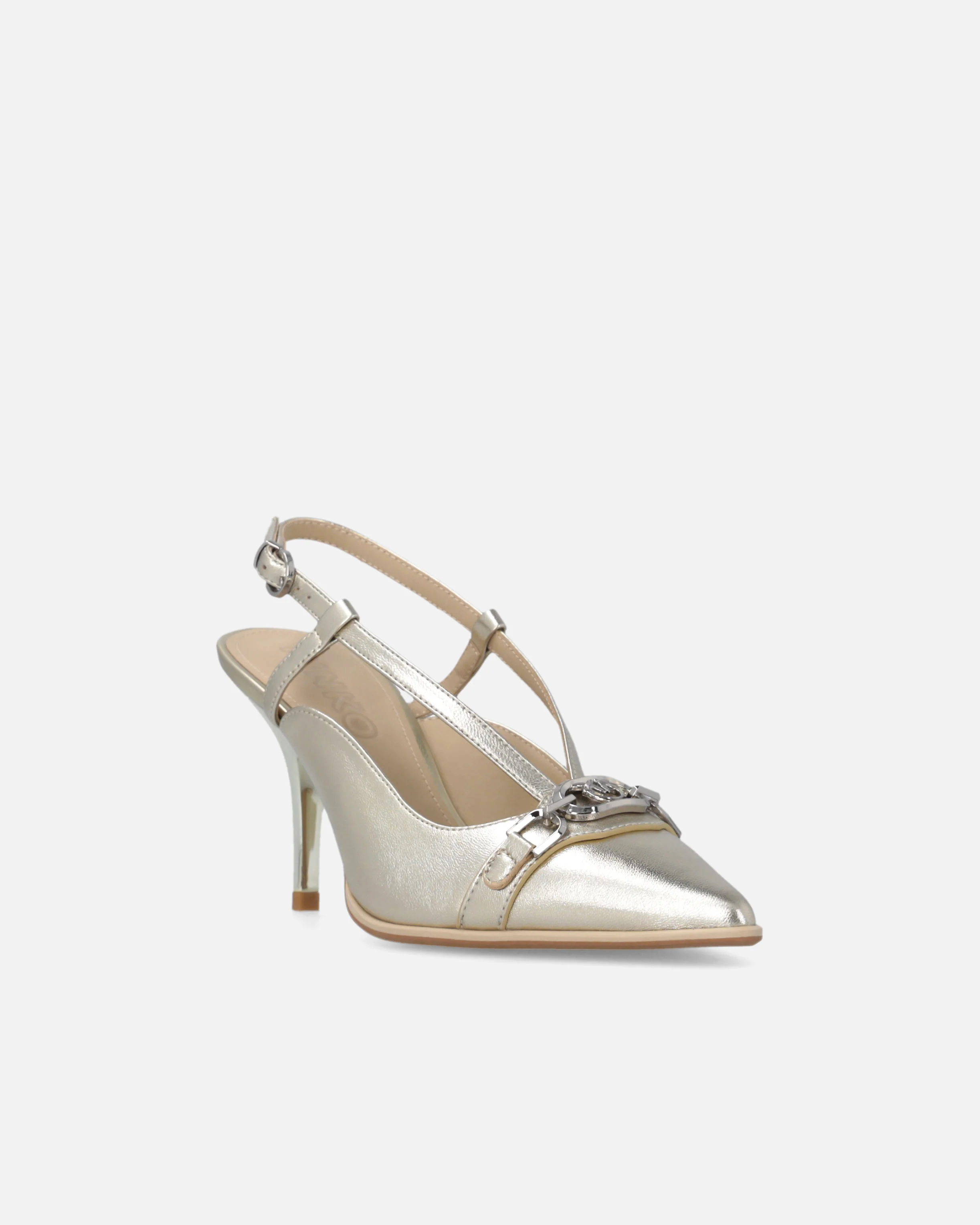 Slingback in nappa laminata - Image 2