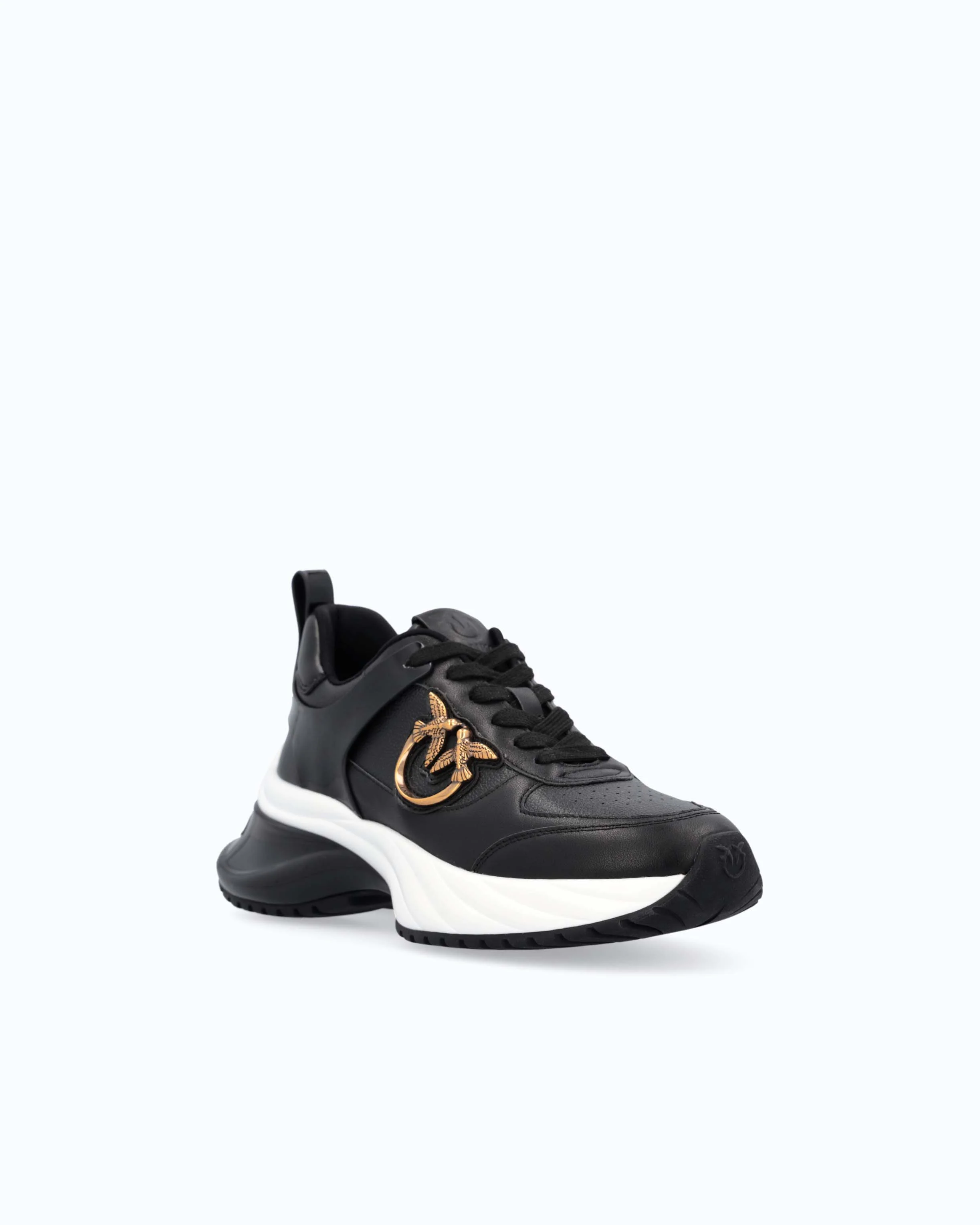 Sneakers Ariel effetto pelle con dettagli specchio - Image 2