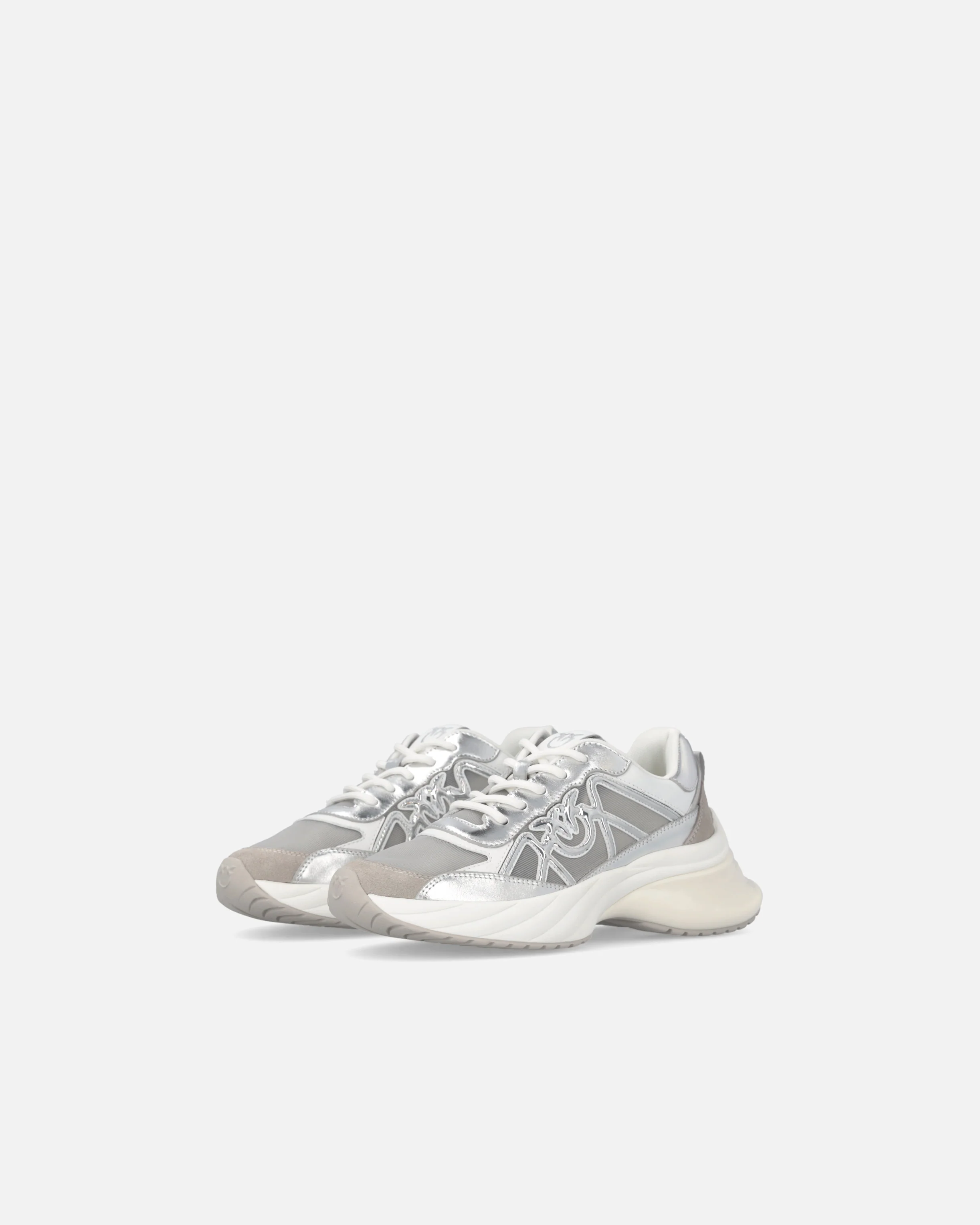 Sneakers con inserti laminati e logo Love Birds - Image 6