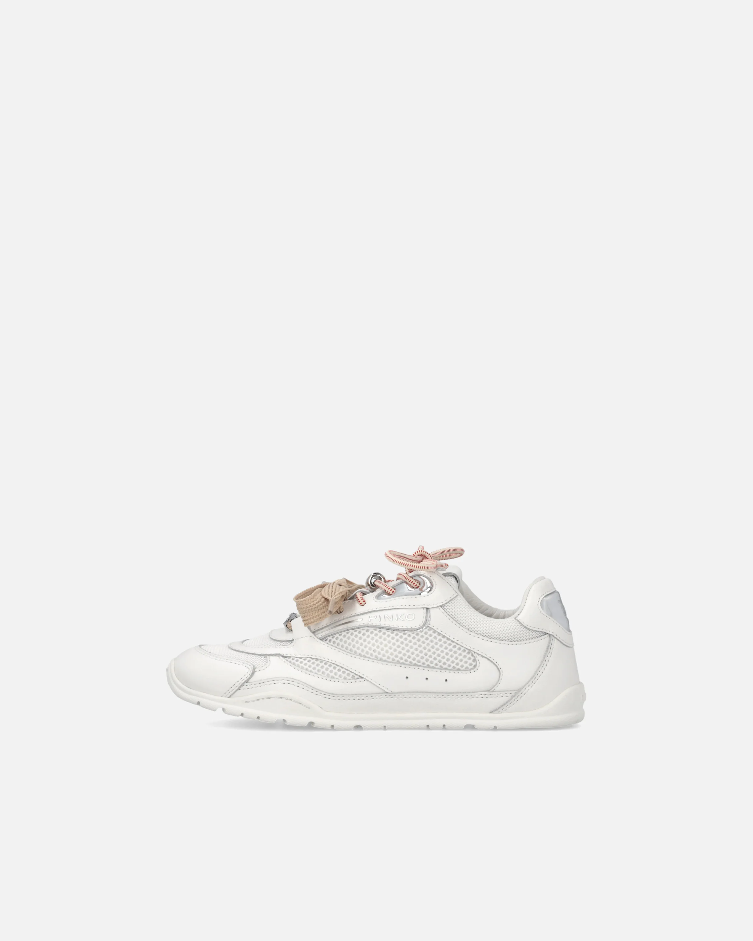 Sneakers con lacci doppi, cristallo e charm - Image 5