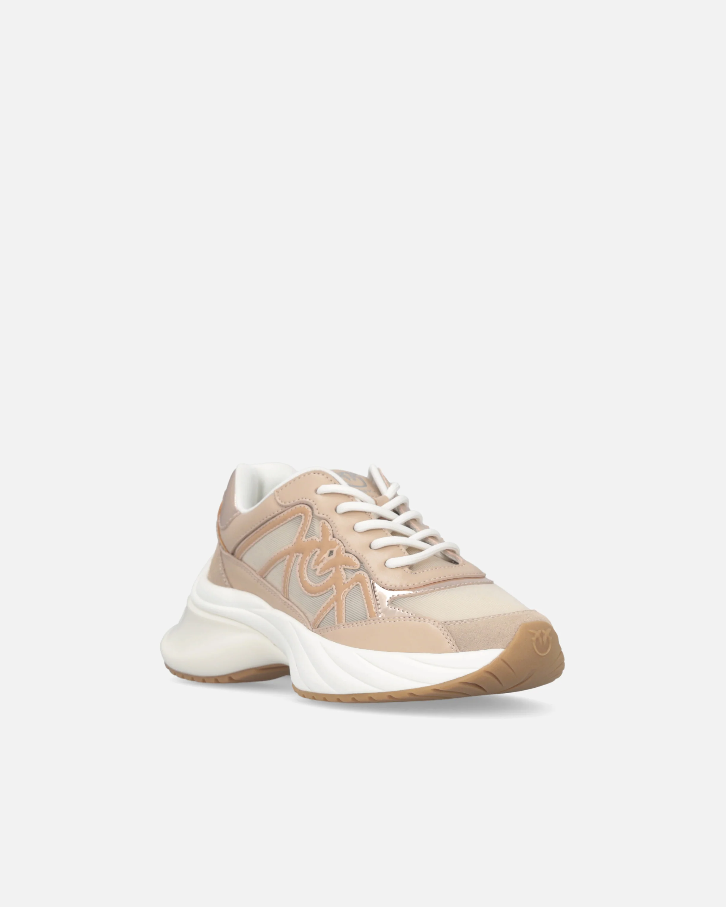 Sneakers con mix di inserti e logo Love Birds - Image 2