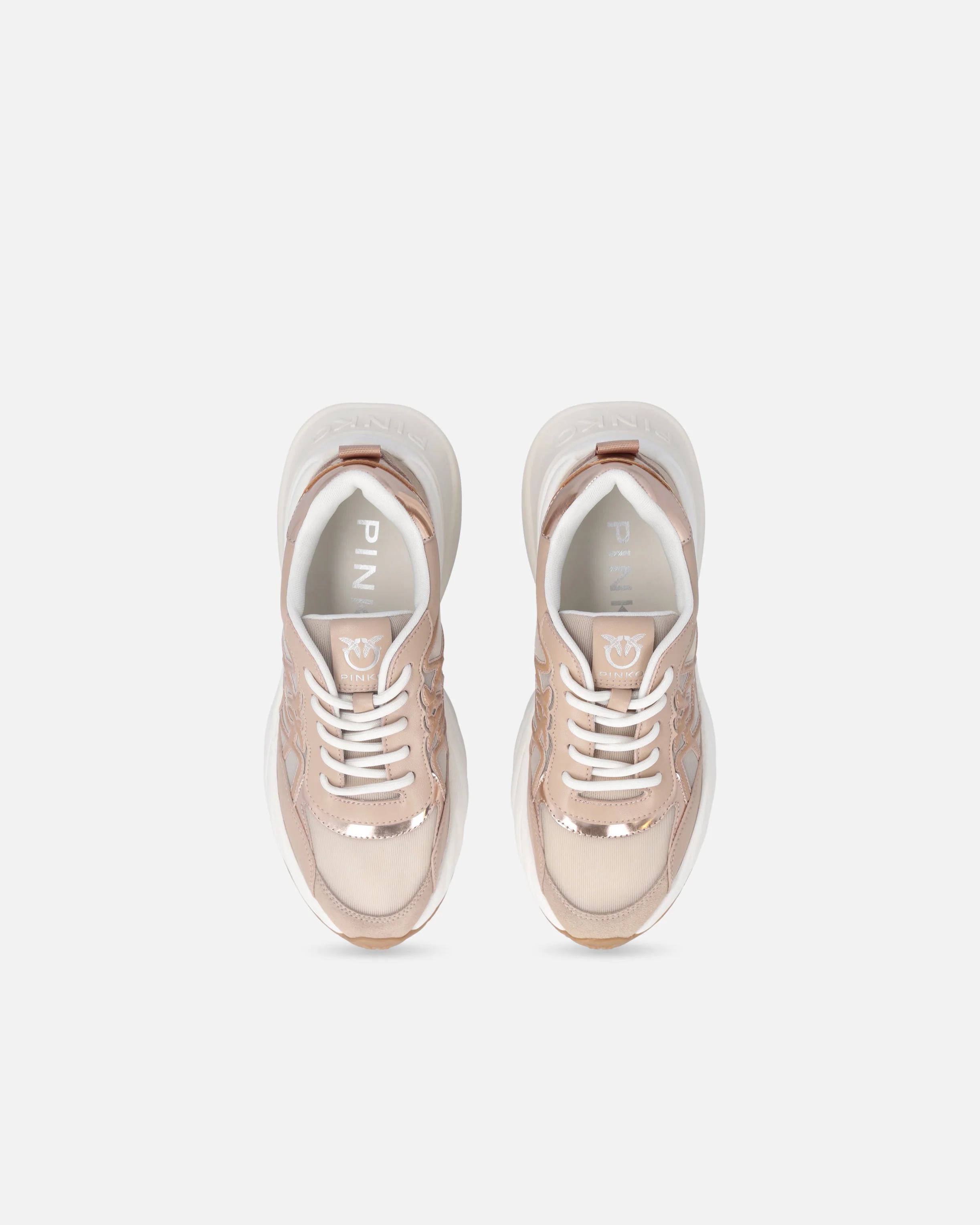 Sneakers con mix di inserti e logo Love Birds - Image 9