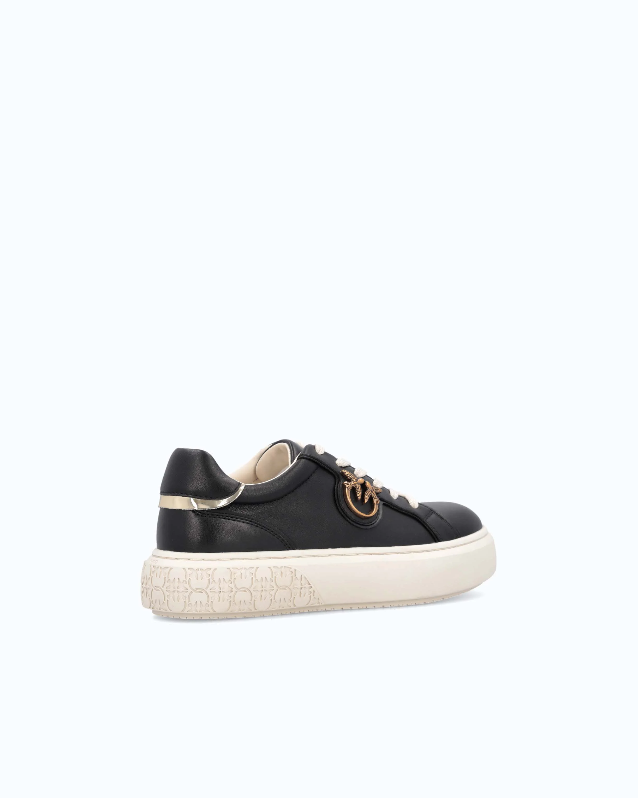 Sneakers flatform con suola alta e logo in metallo - Image 3