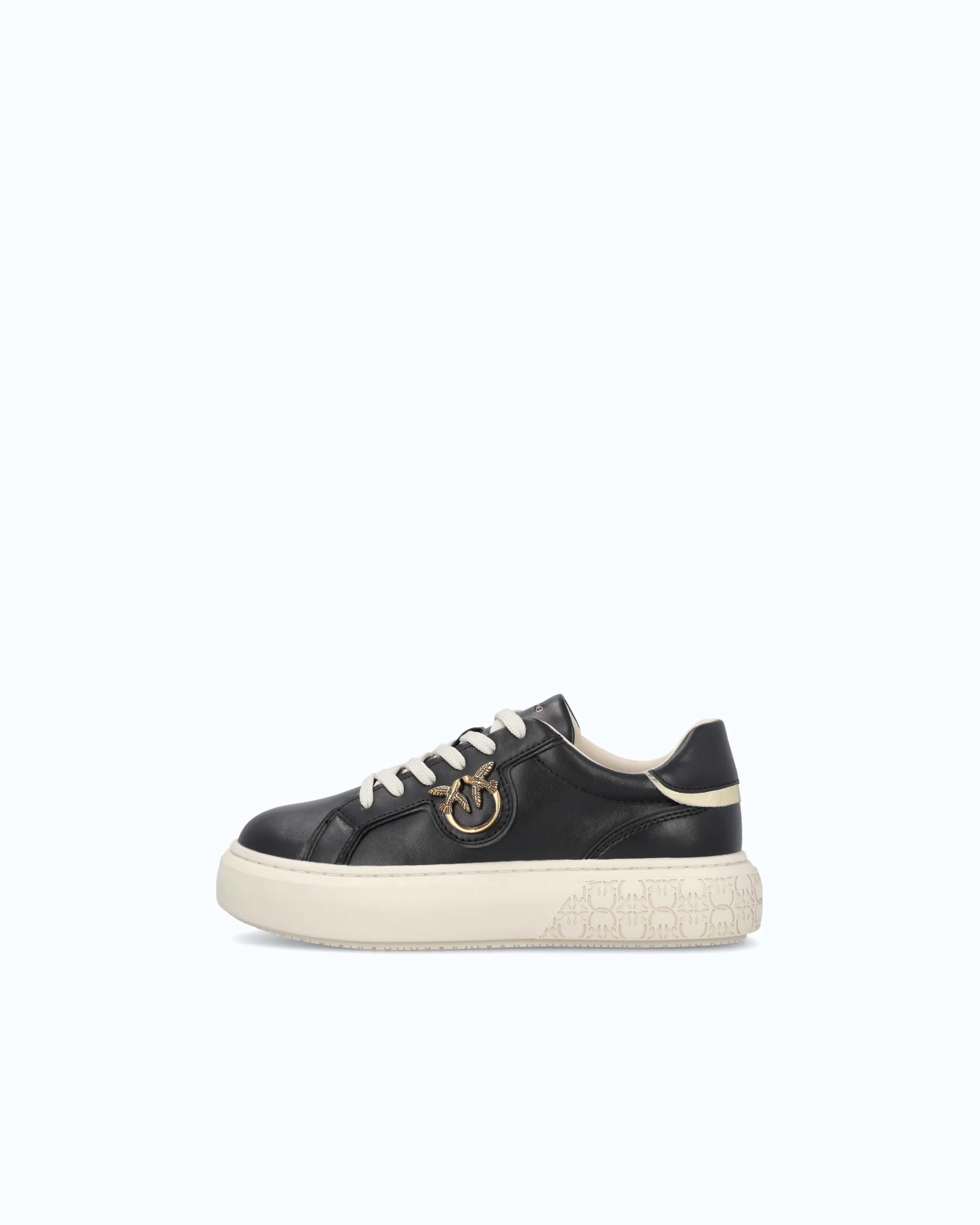 Sneakers flatform con suola alta e logo in metallo - Image 5