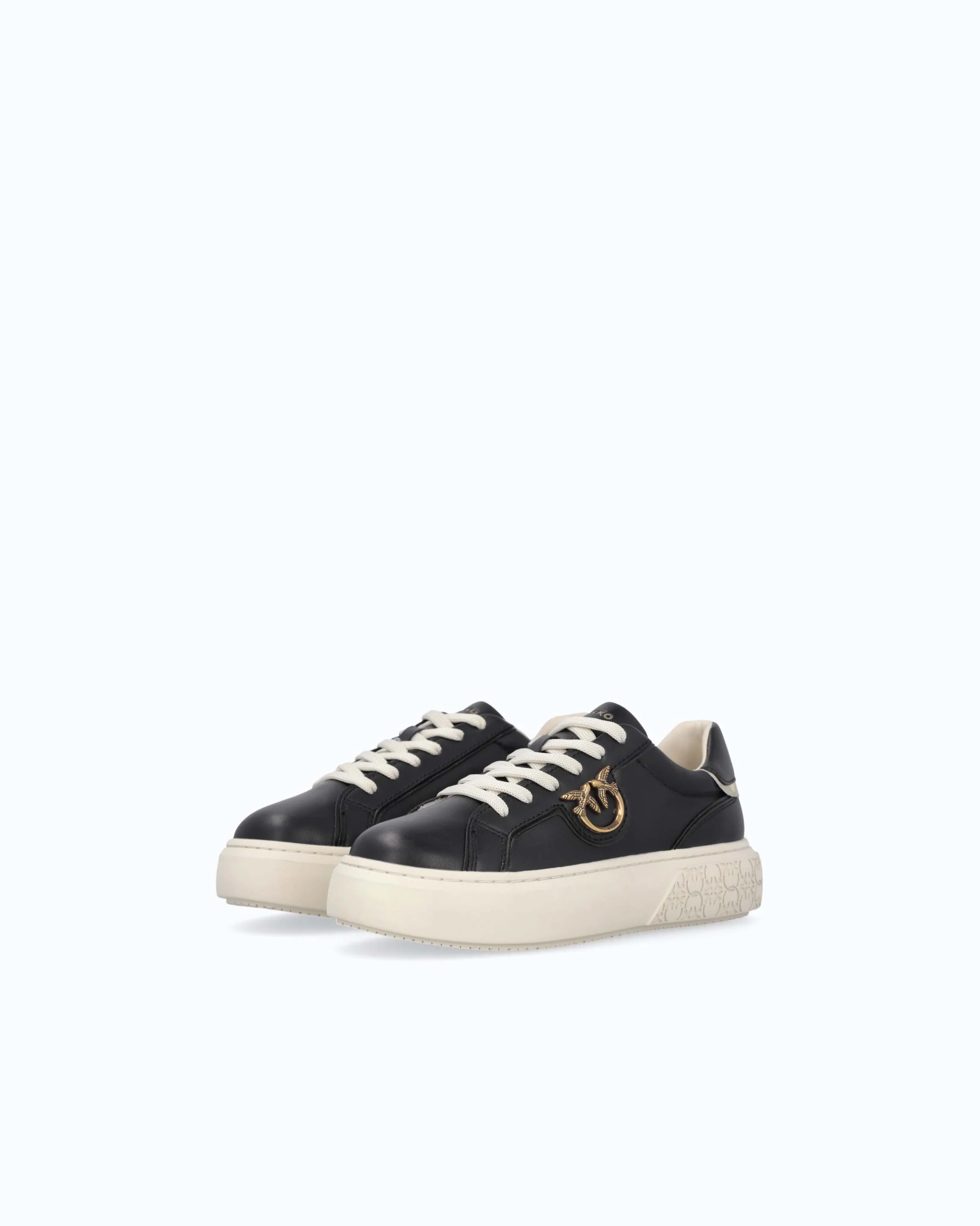 Sneakers flatform con suola alta e logo in metallo - Image 6