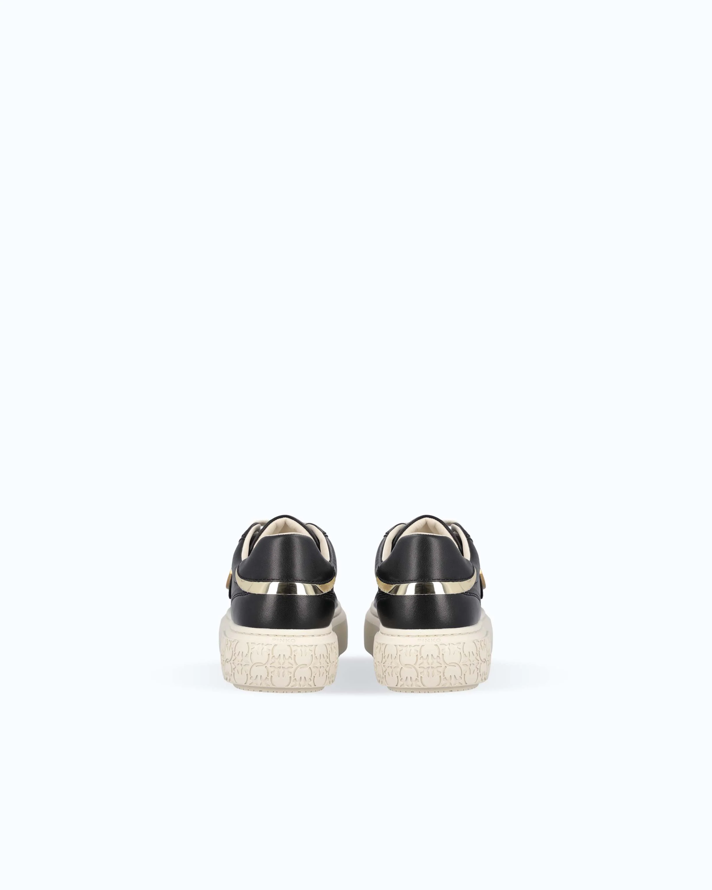 Sneakers flatform con suola alta e logo in metallo - Image 8