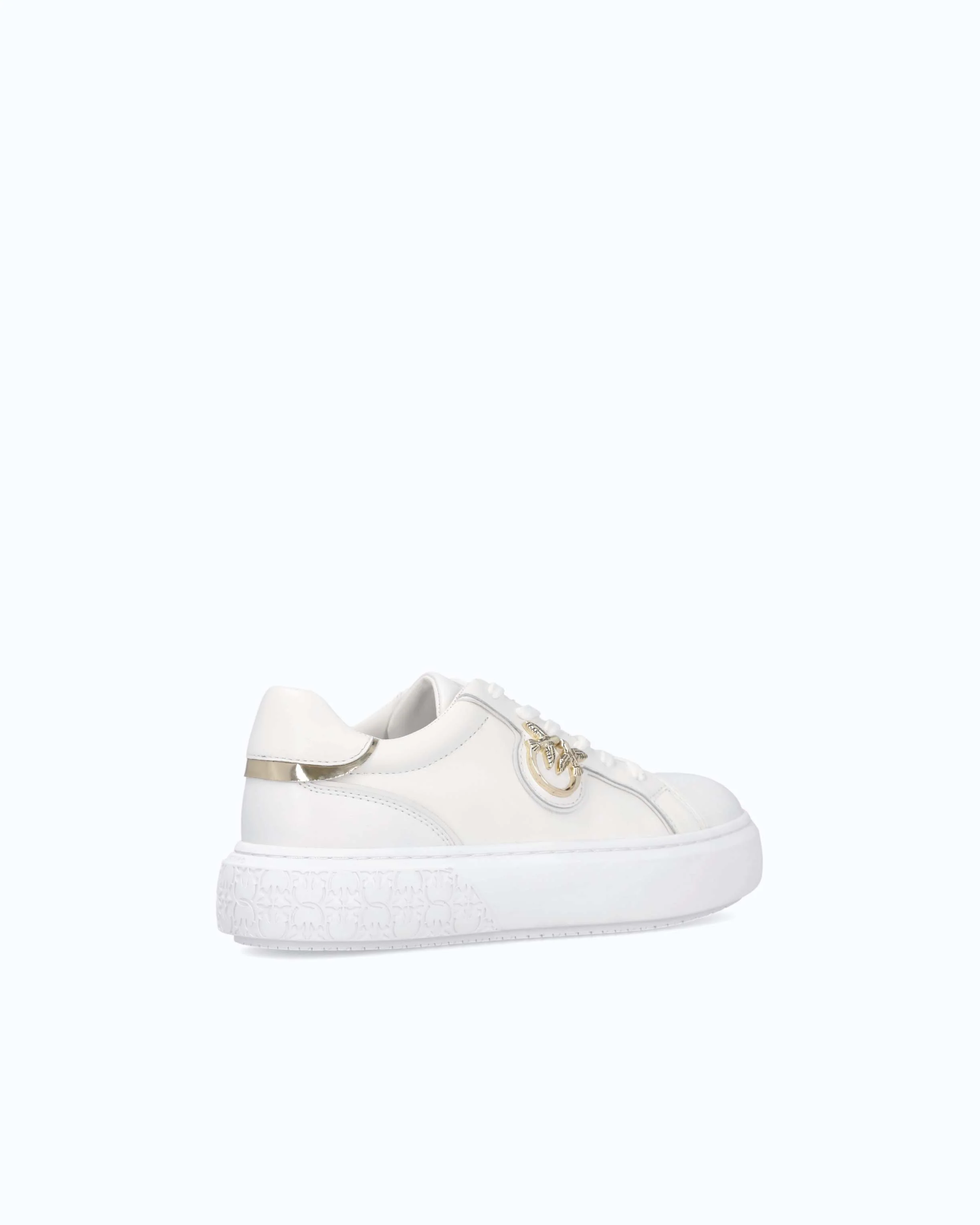 Sneakers flatform con suola alta e logo in metallo - Image 3