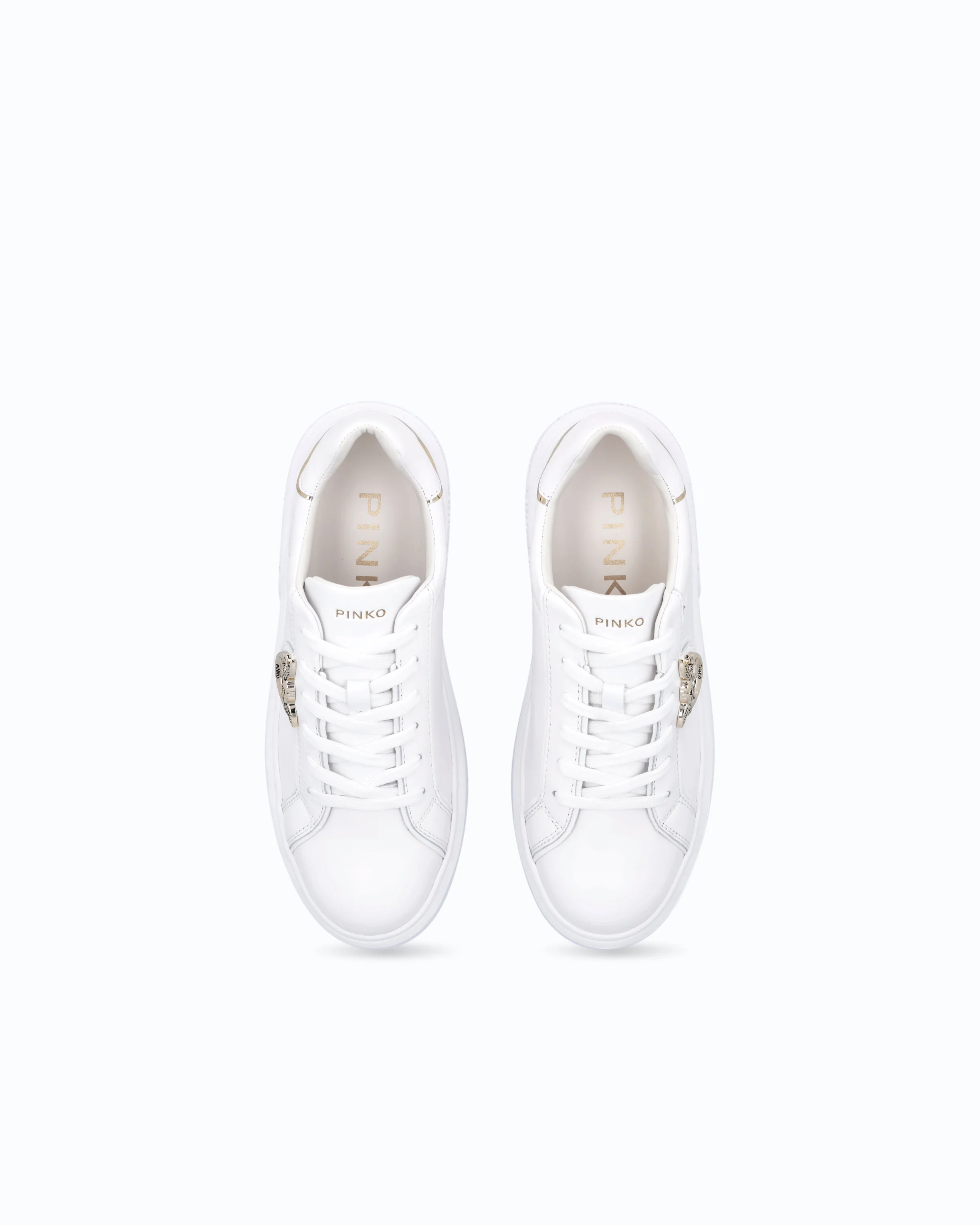 Sneakers flatform con suola alta e logo in metallo - Image 9