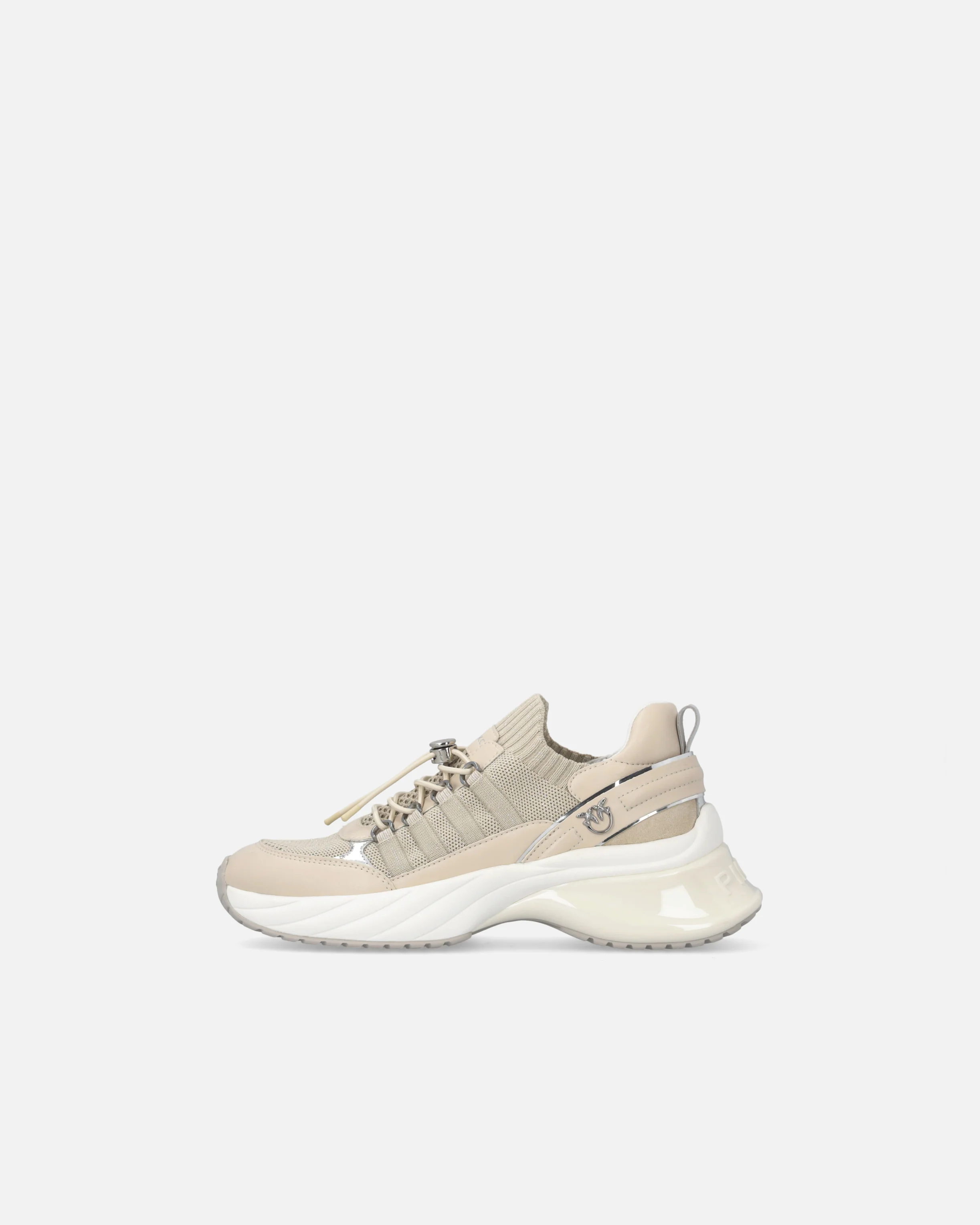 Sneakers in maglia con lacci e fermacorda - Image 5