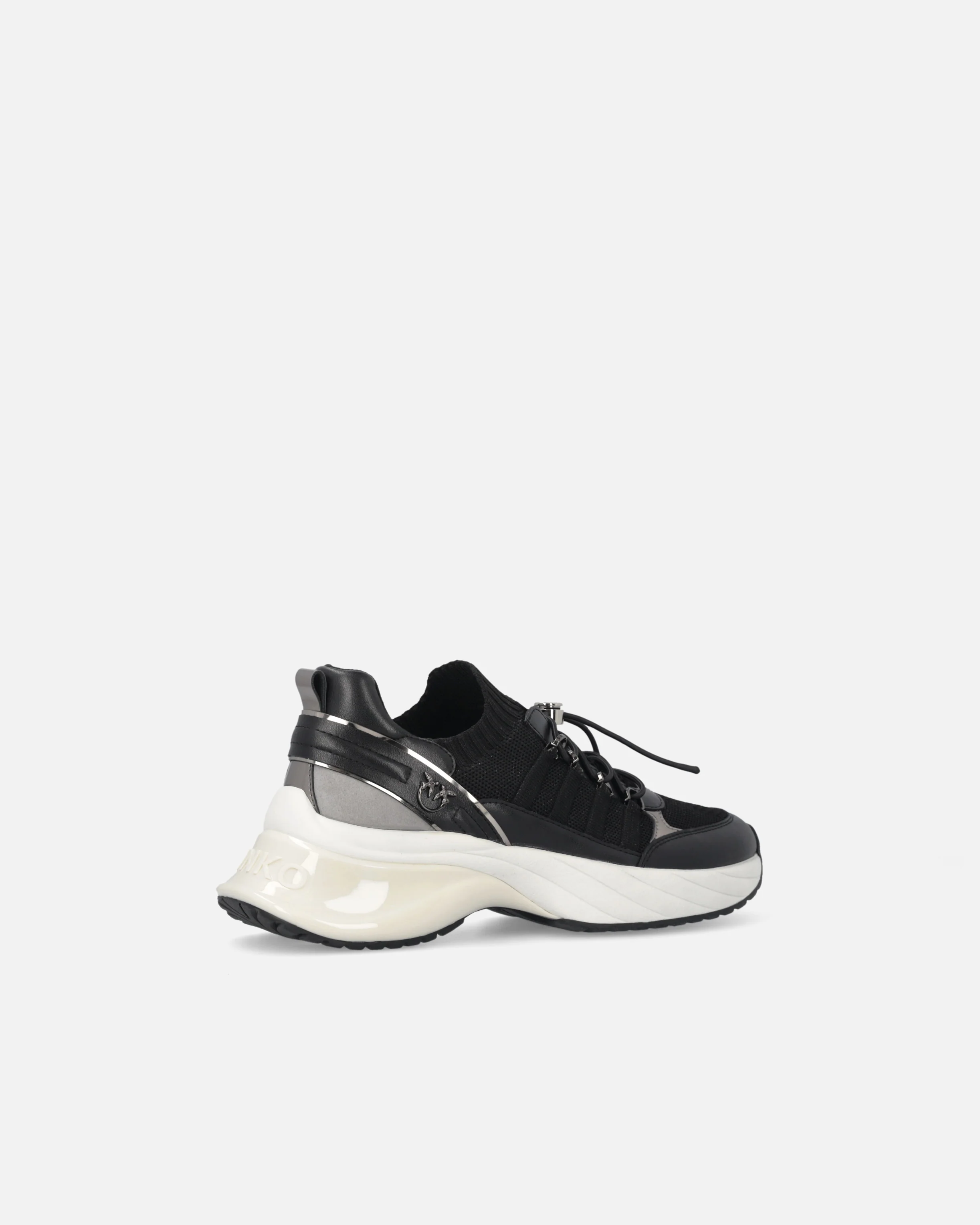 Sneakers in maglia con lacci e fermacorda - Image 3