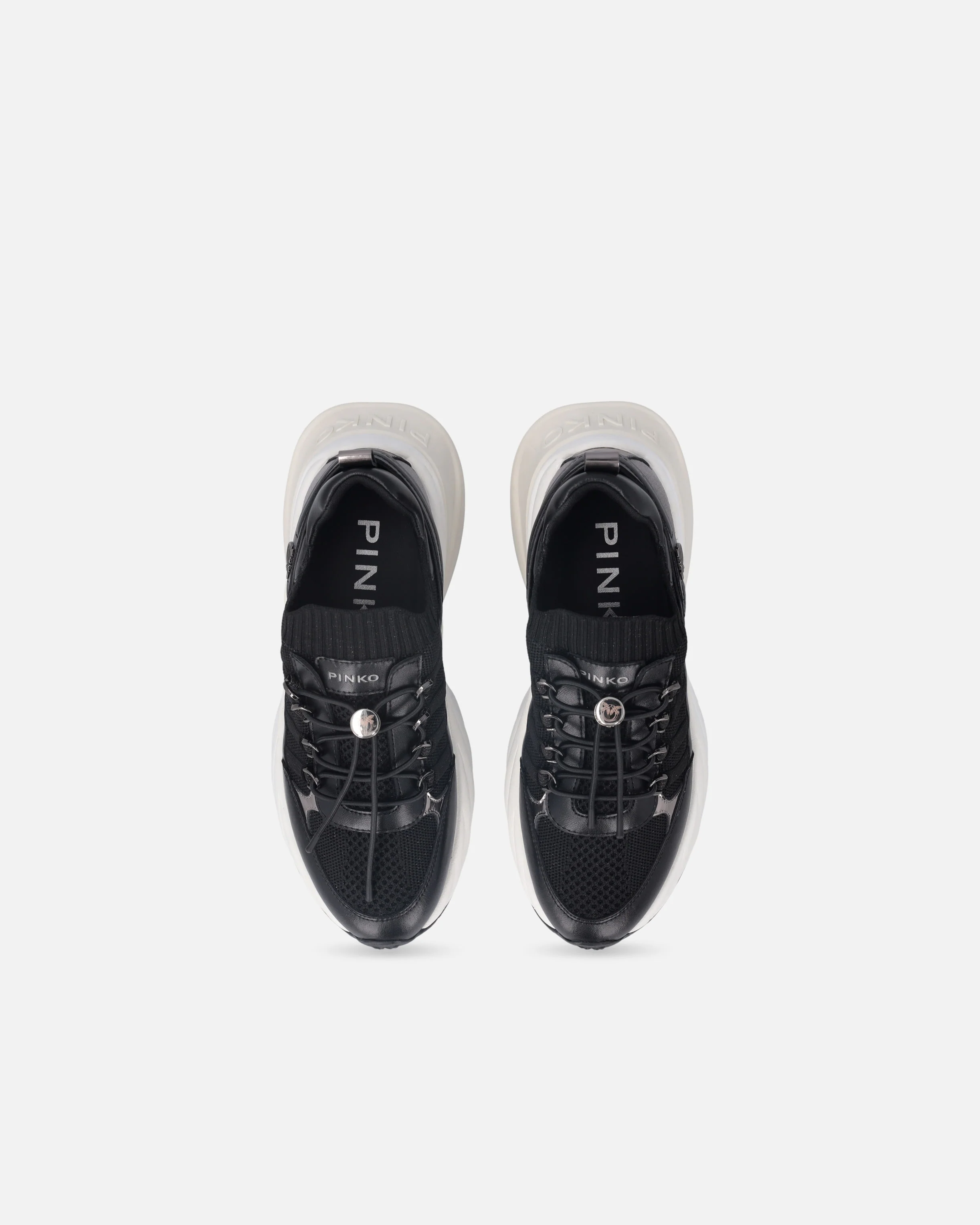 Sneakers in maglia con lacci e fermacorda - Image 9