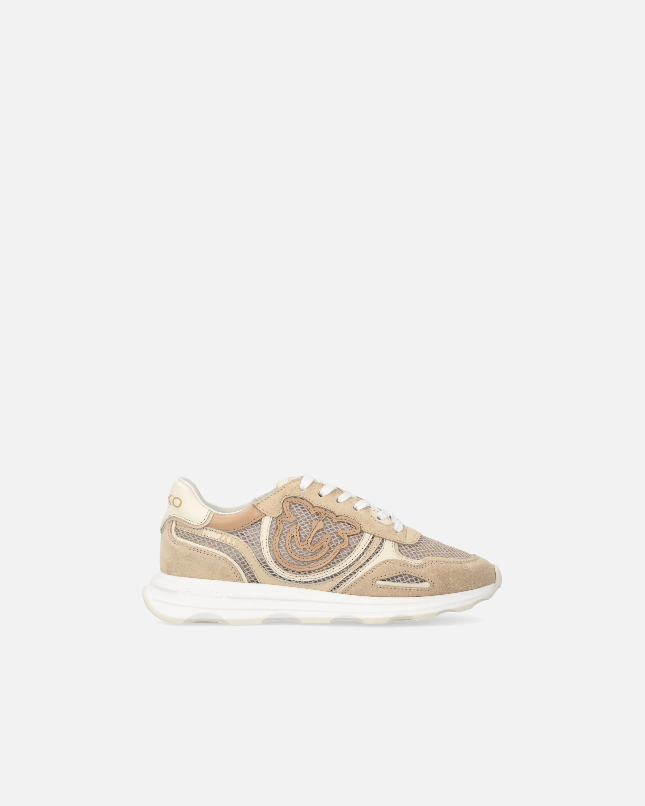 Sneakers in mesh e suede con logo Love Birds