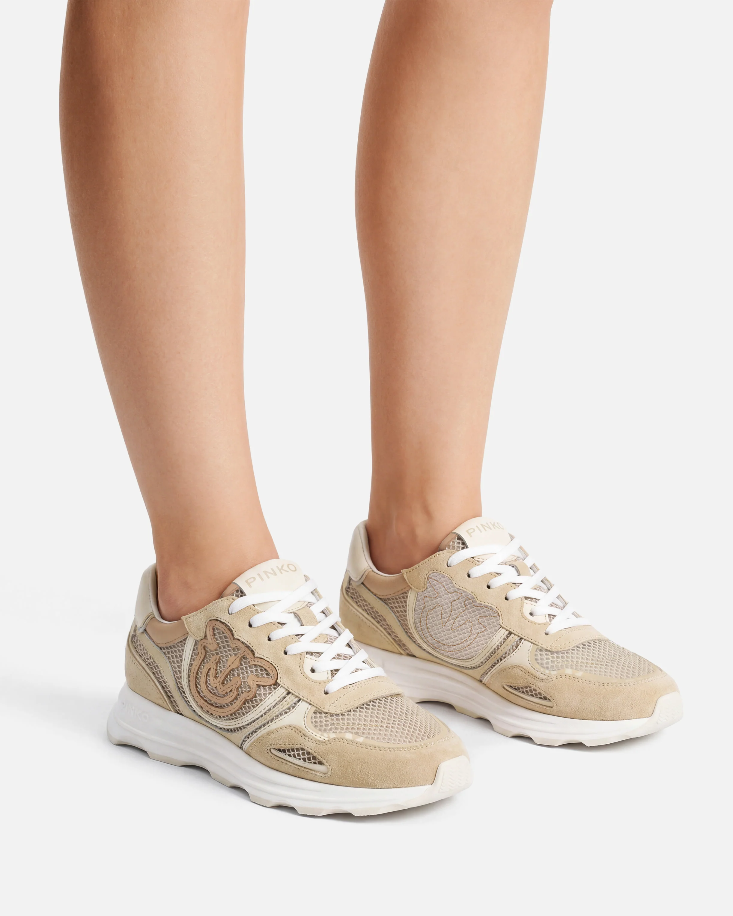 Sneakers in mesh e suede con logo Love Birds - Image 10