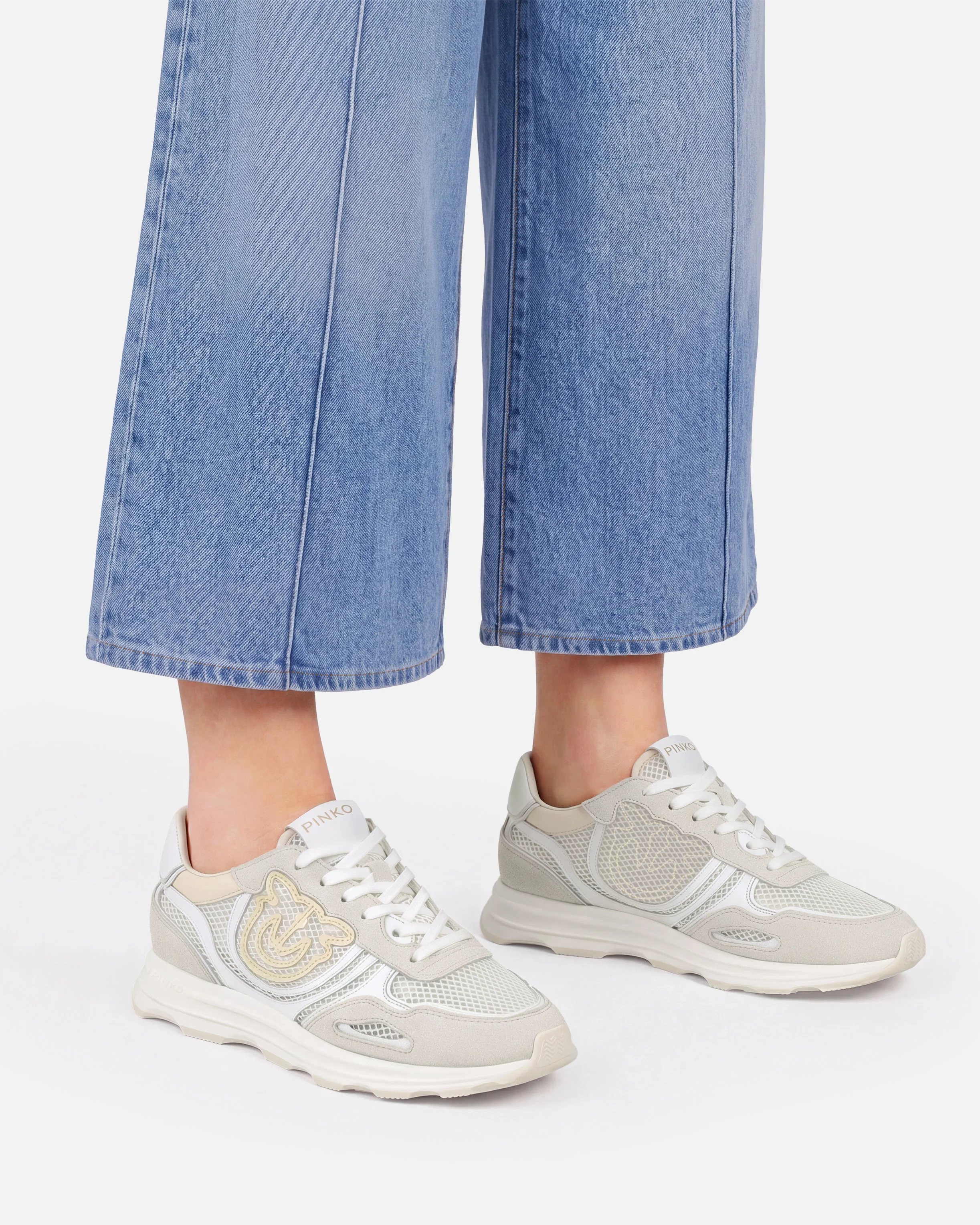 Sneakers in mesh e suede con logo Love Birds - Image 10