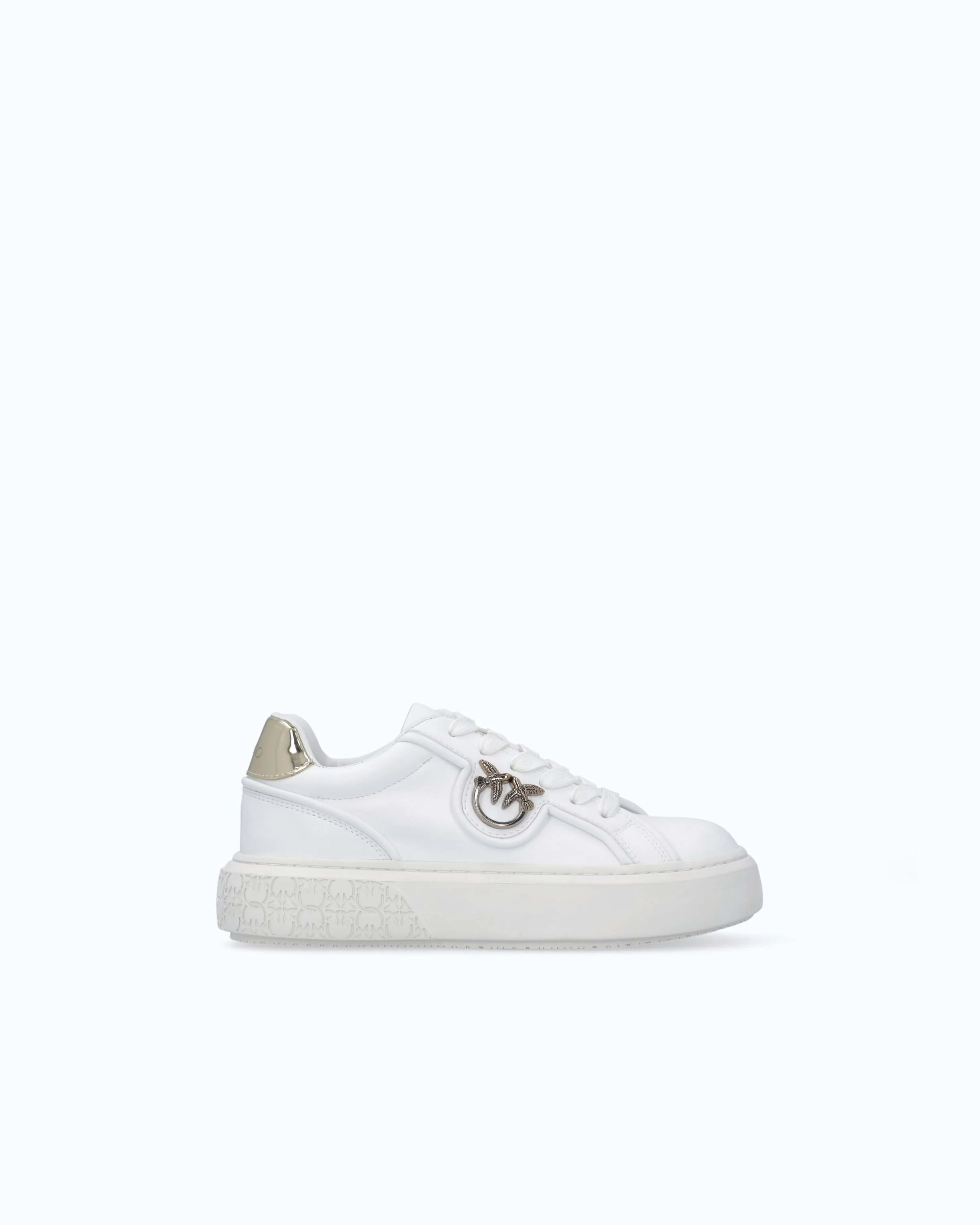 Sneakers in pelle con logo Love Birds