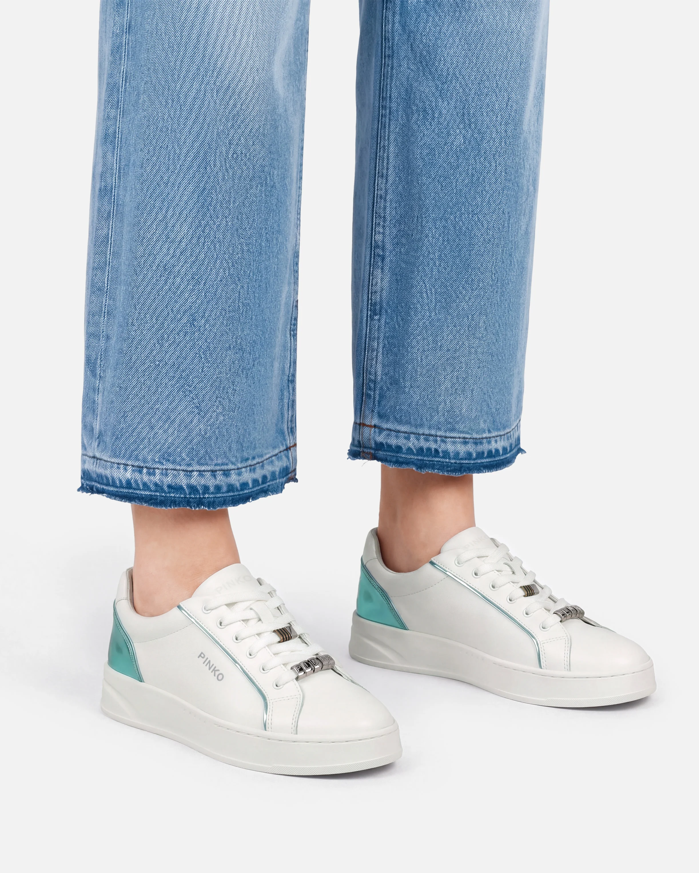 Sneakers in pelle con logo - Image 10